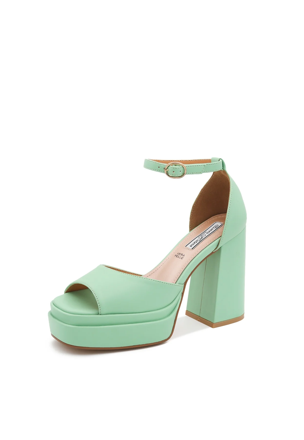 Sandali doppio platform con chiusura alla caviglia ZM9355 - Image 8