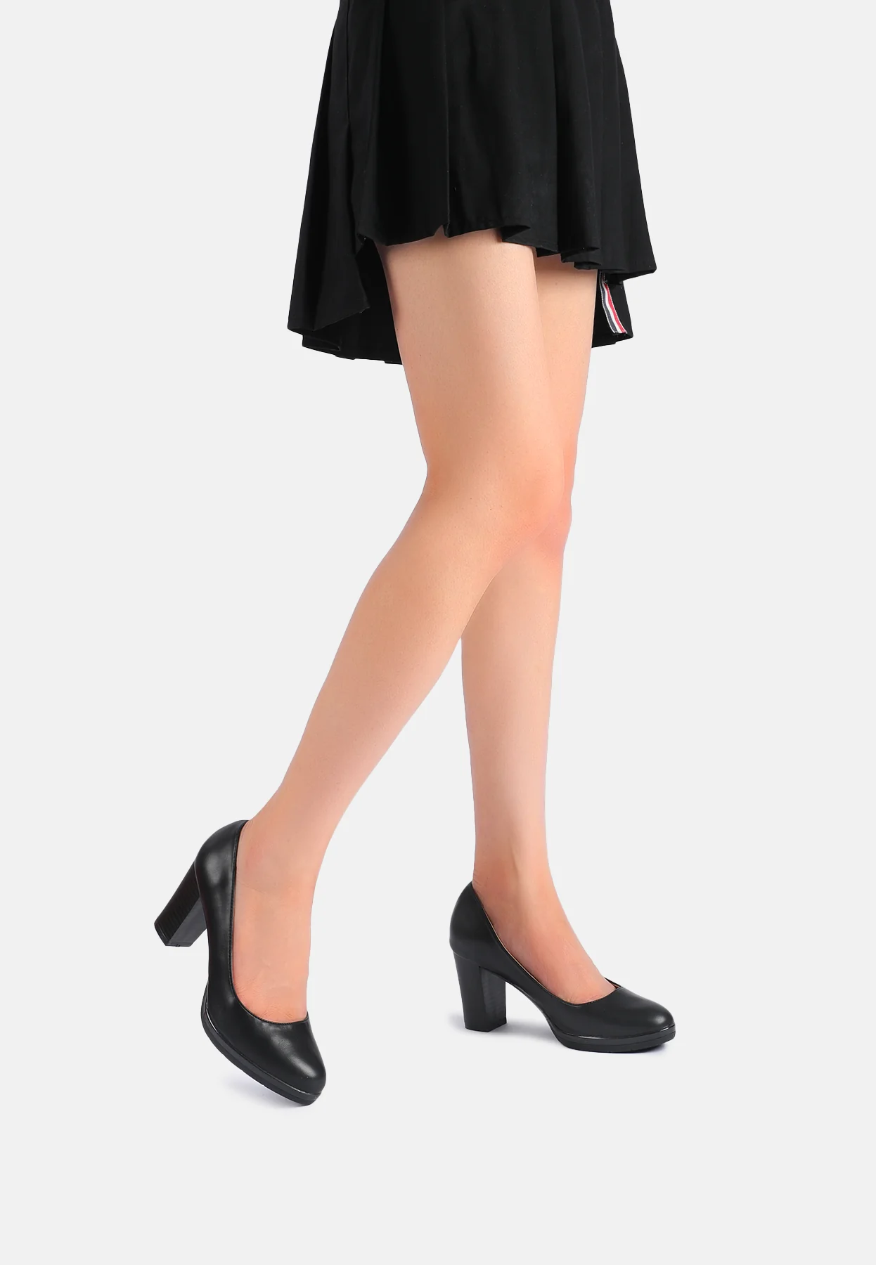 Décolleté donna con punta tonda e tacco largo ZM9612 - Image 14