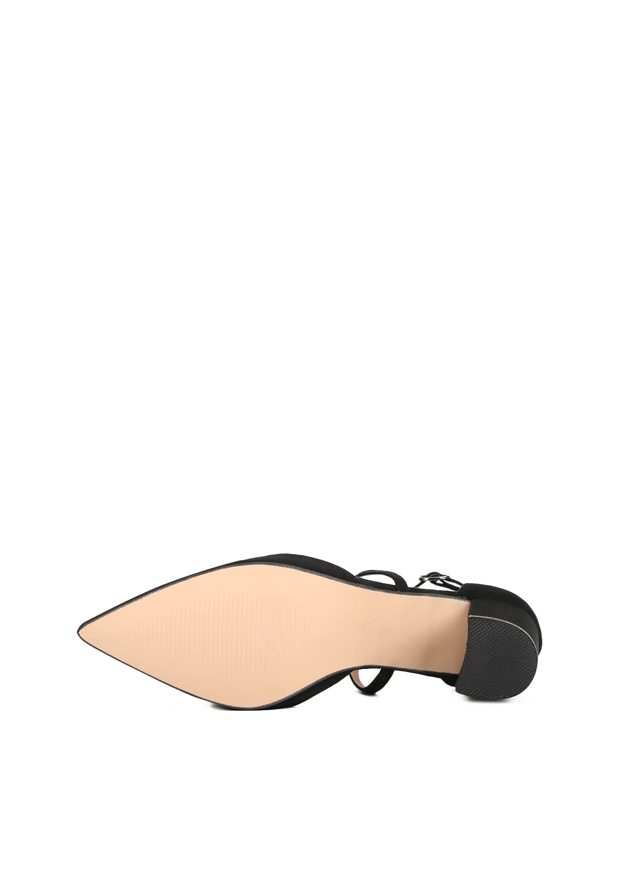 Décolleté con cinturini incrociati e tacco largo ZM9631 - Image 13