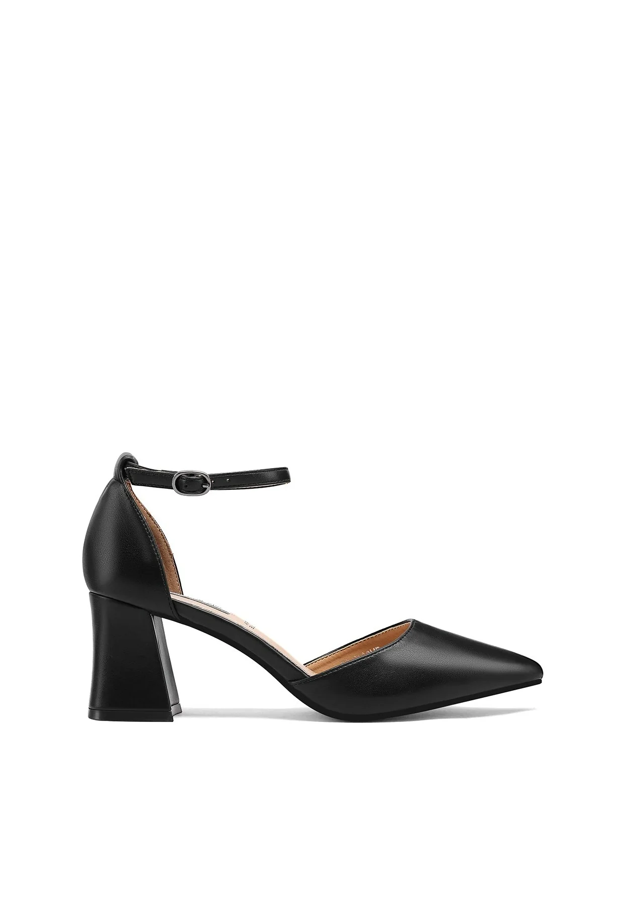 Décolleté con cinturino alla caviglia e tacco medio ZM9640 - Image 2