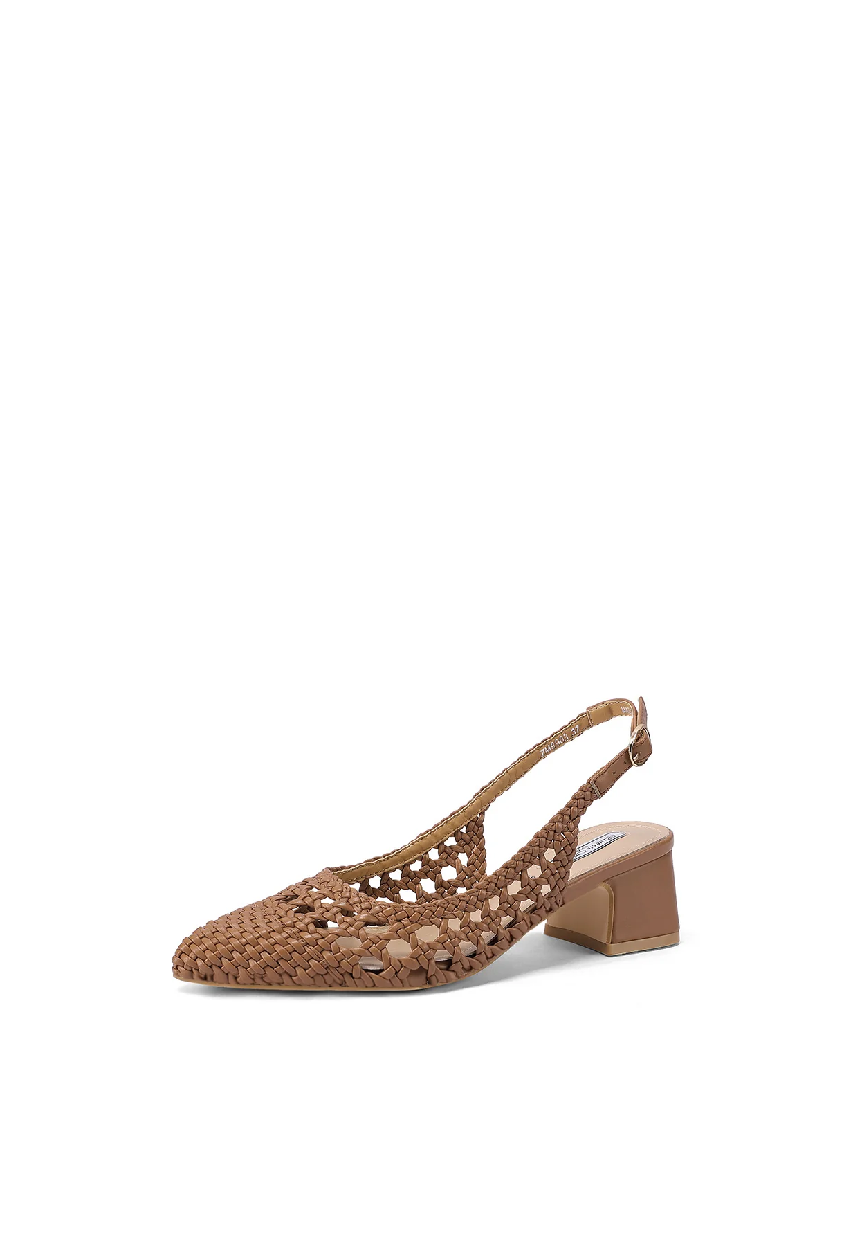 Slingback intrecciata con tacco basso ZM9903 - Image 10