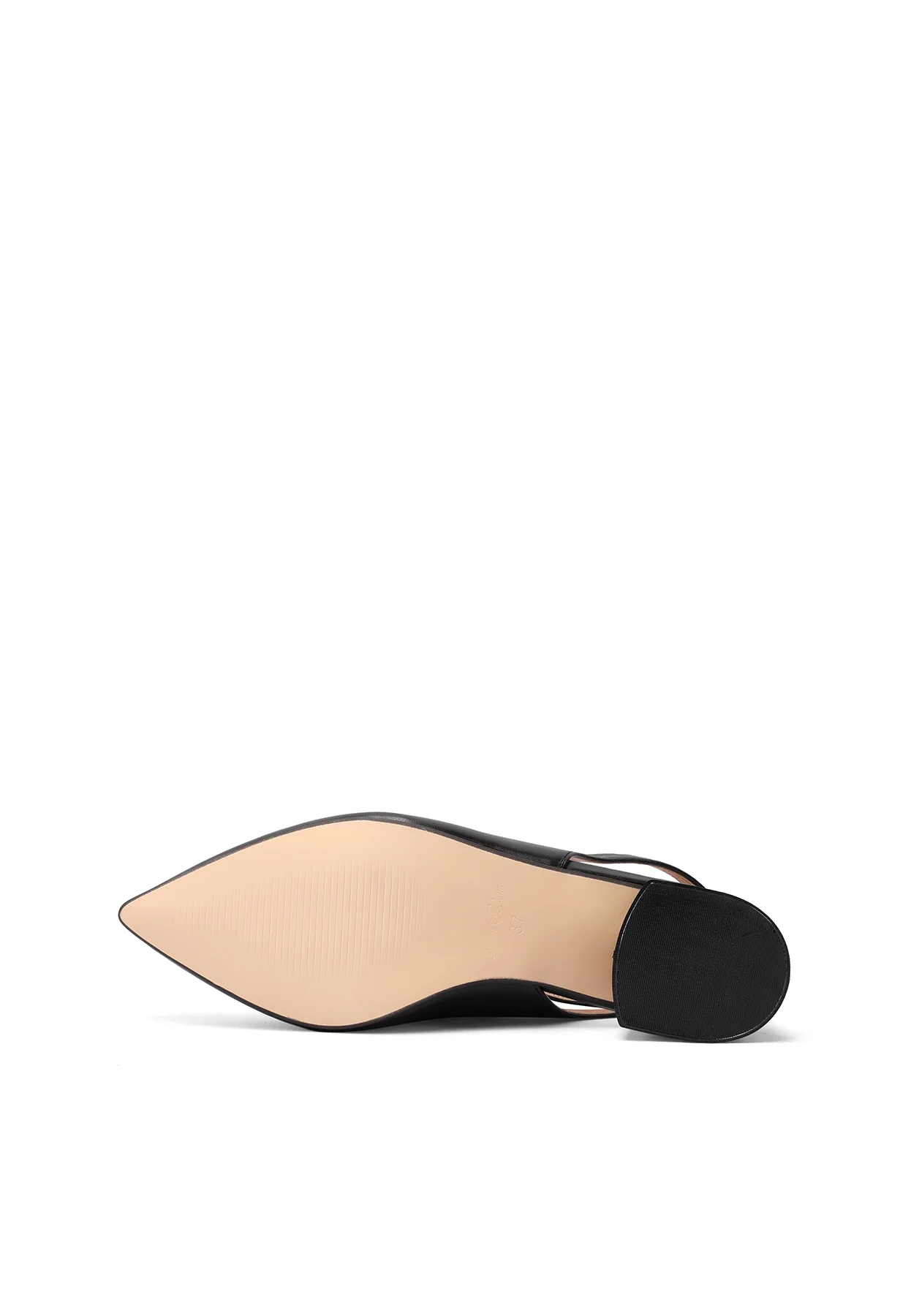 Dècolletè Slingback a punta con incrocio e tacco basso ZM9907 - Image 6