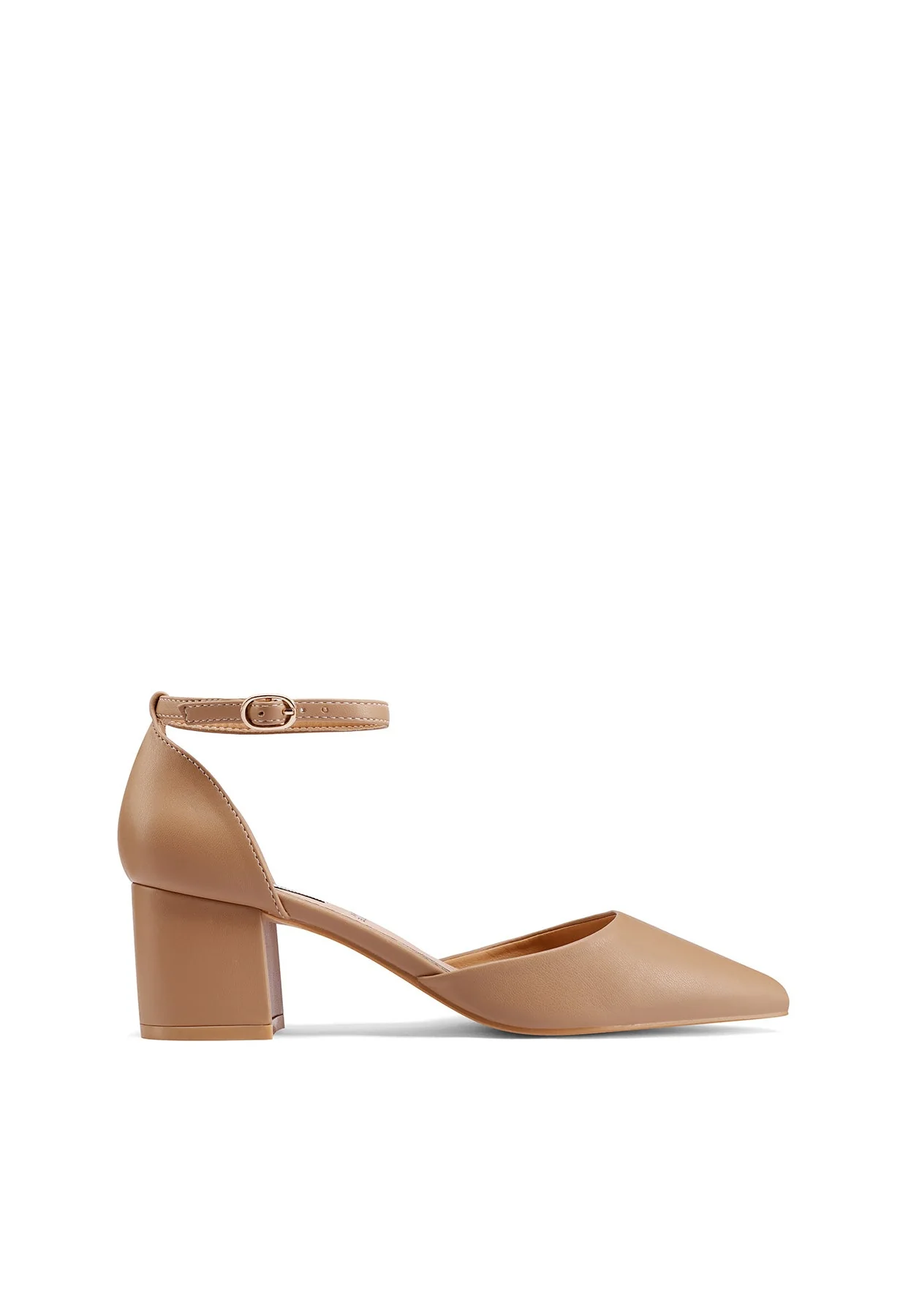 Décolleté a punta con cinturino e tacco largo ZM9909 - Image 9