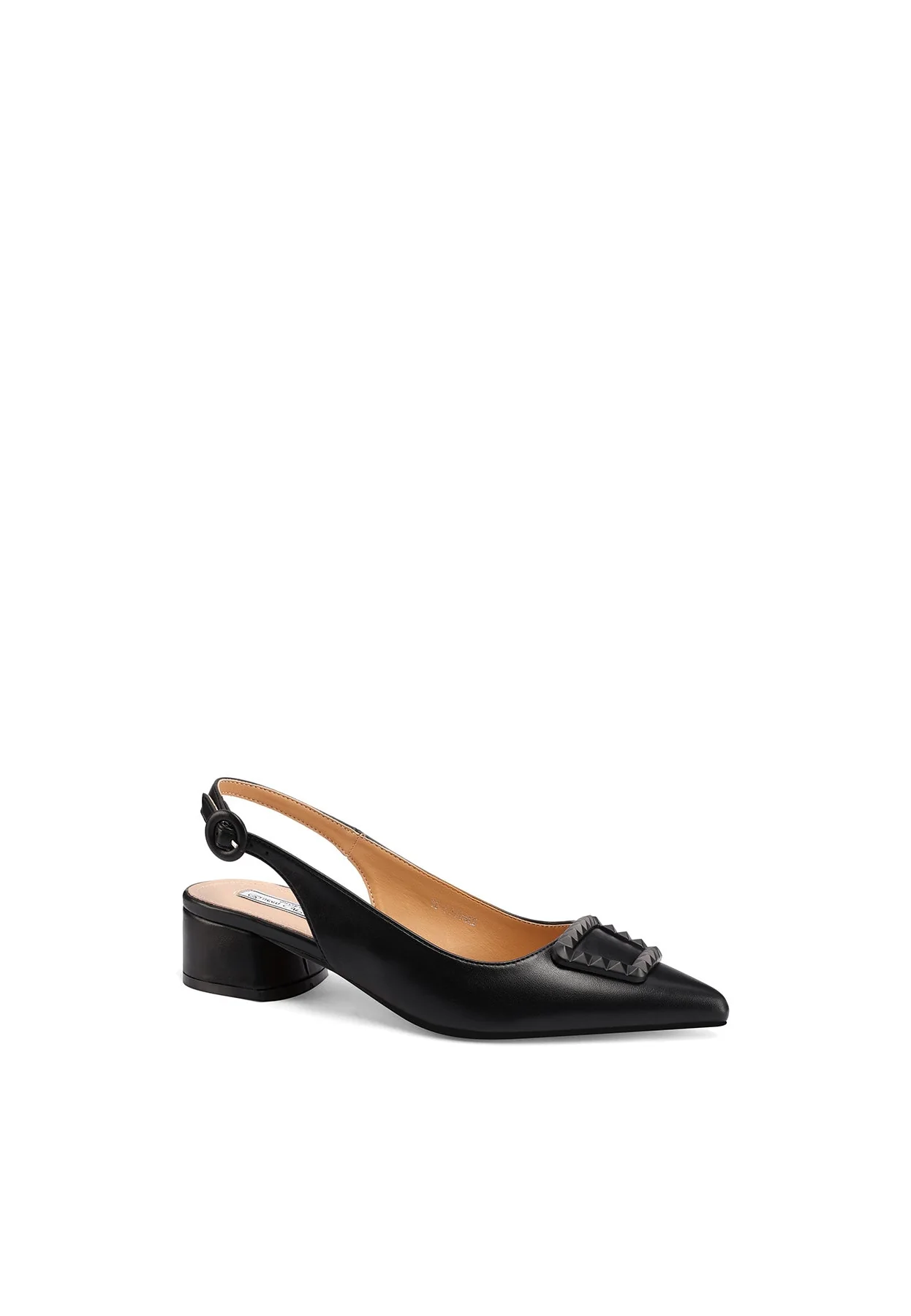 Decolleté Slingback a punta con maxi dettaglio frontale ZM9963 - Image 17