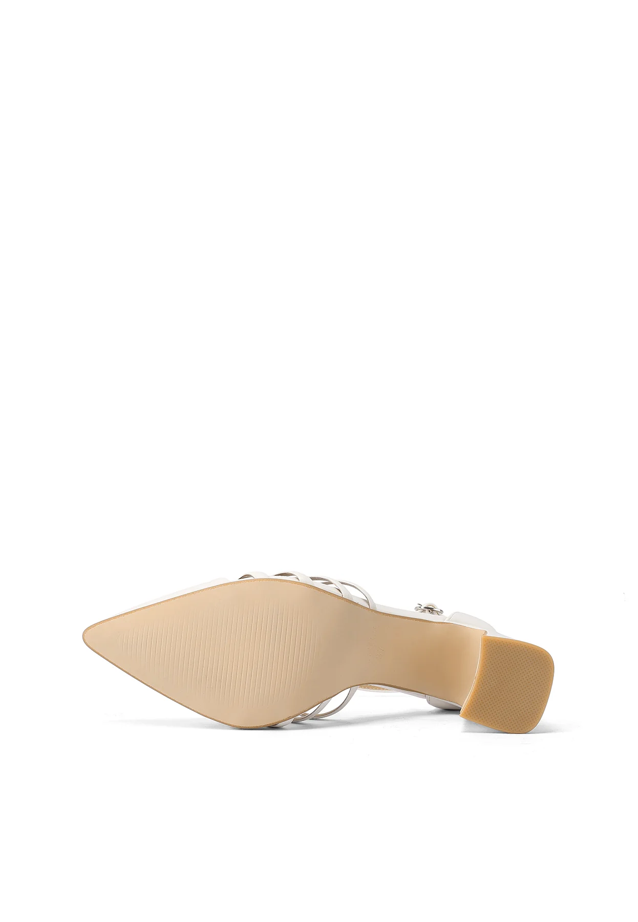 Décolleté a punta con cinturini e tacco largo ZM9972 - Image 6