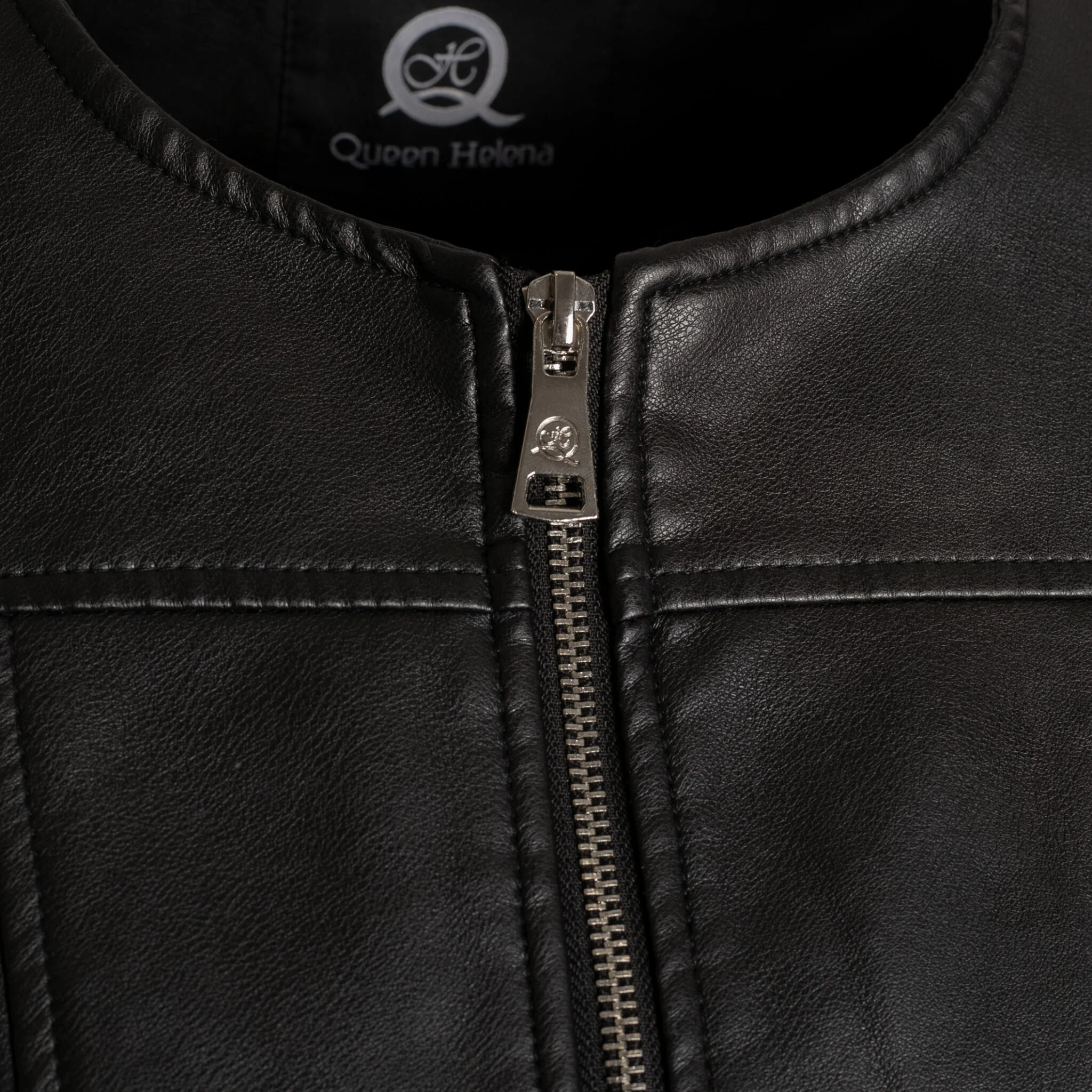 Giacca effetto pelle con zip frontale Y3002 - Image 9