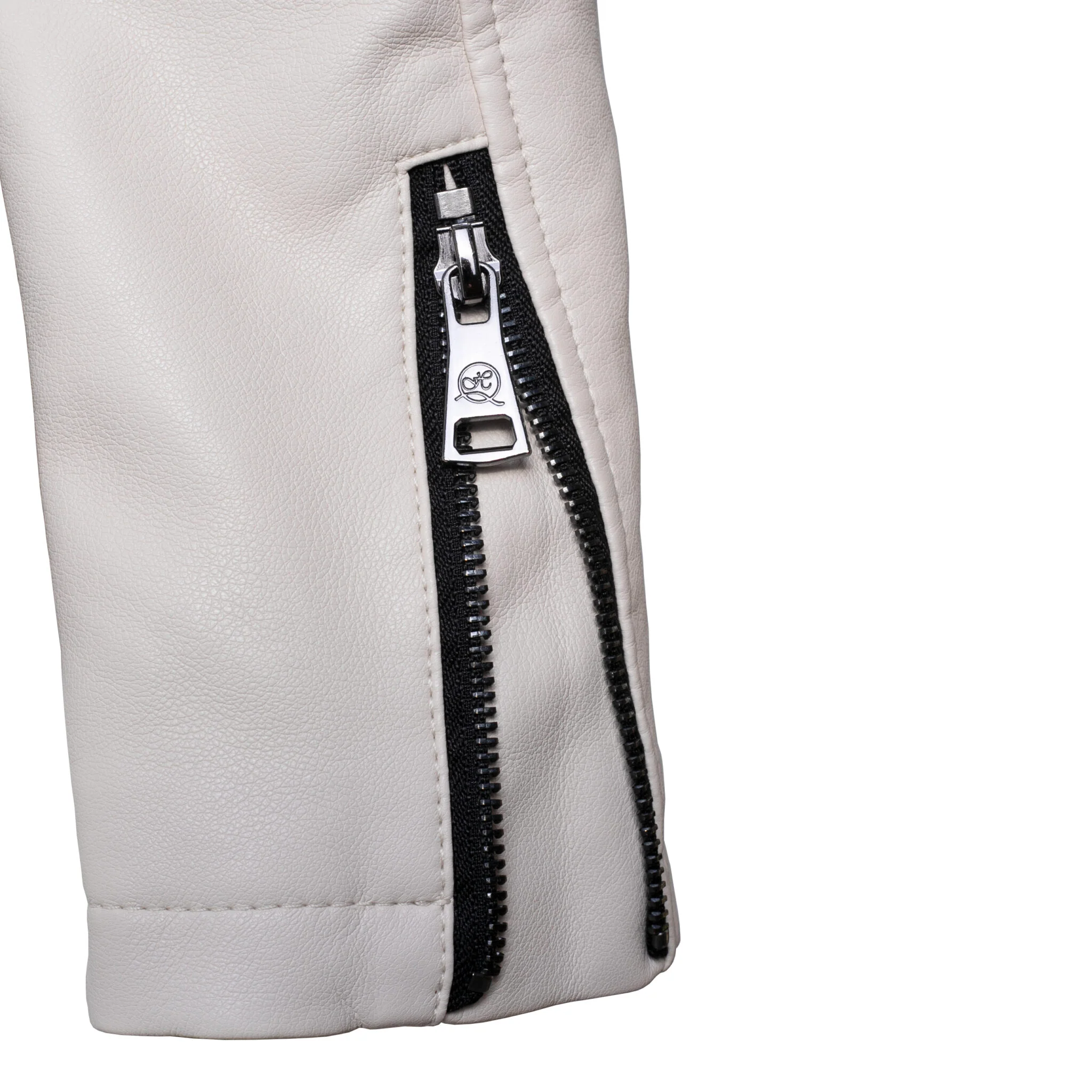 Giacca biker ecopelle con zip asimmetrica Y3005 - Image 6