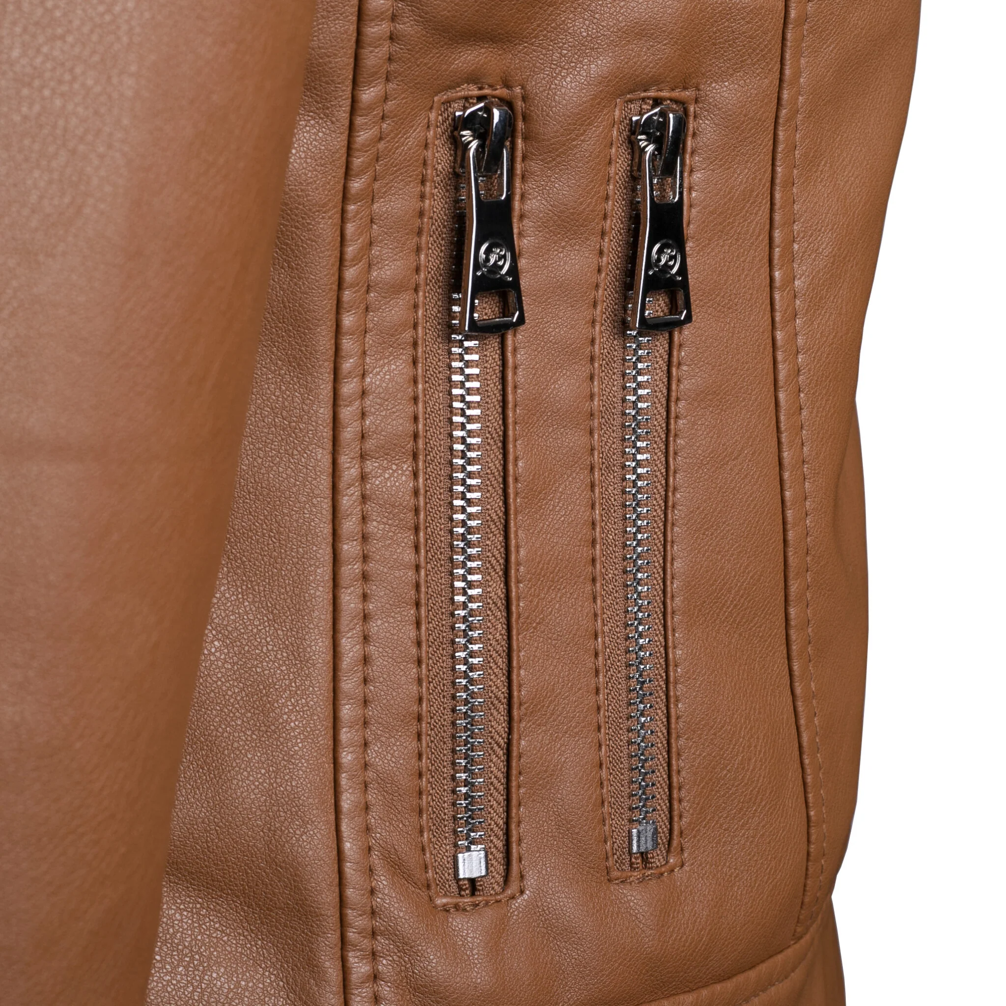 Giacca biker donna ecopelle zip asimmetrica Y3006 - Image 4