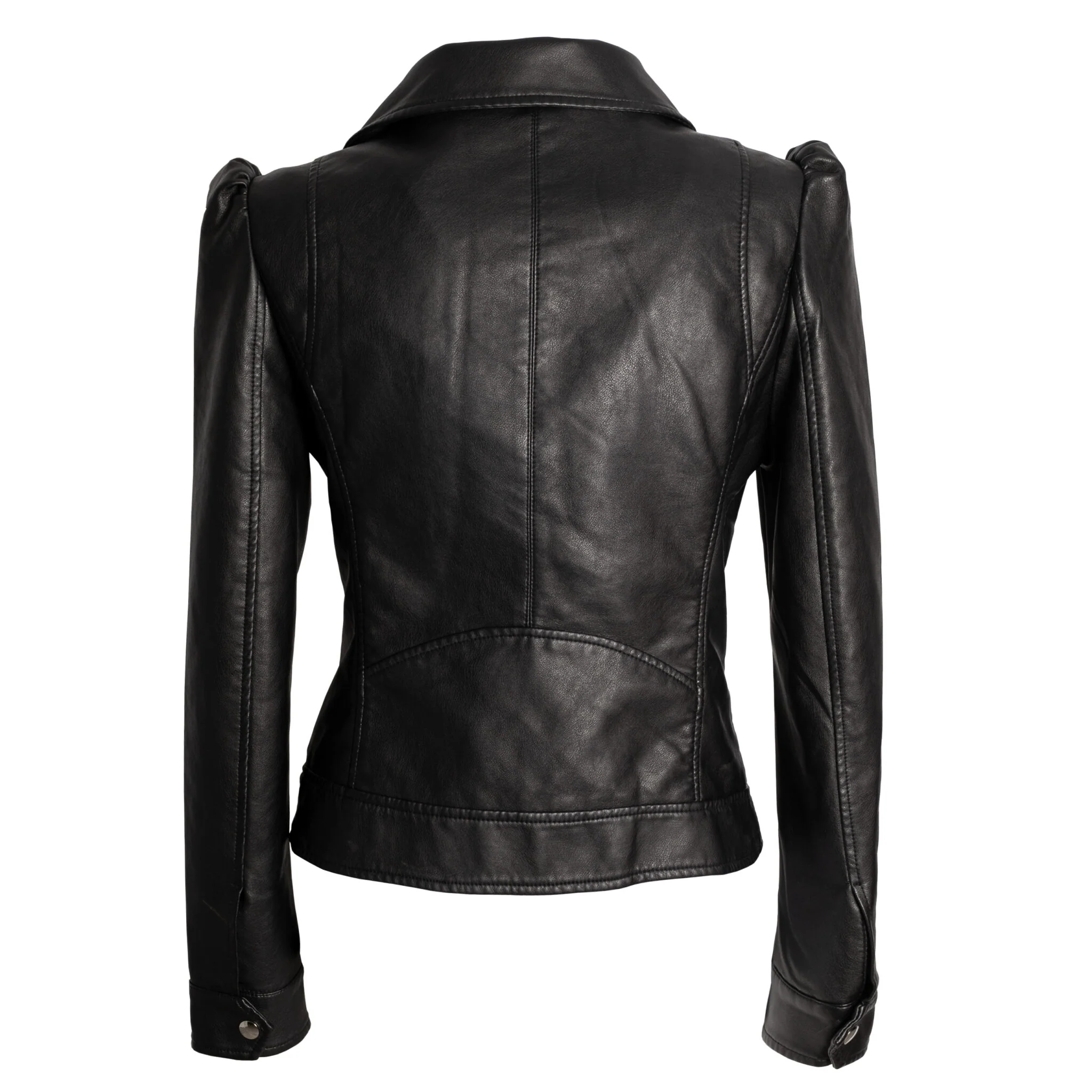 Giacca biker donna ecopelle zip asimmetrica Y3006 - Image 9