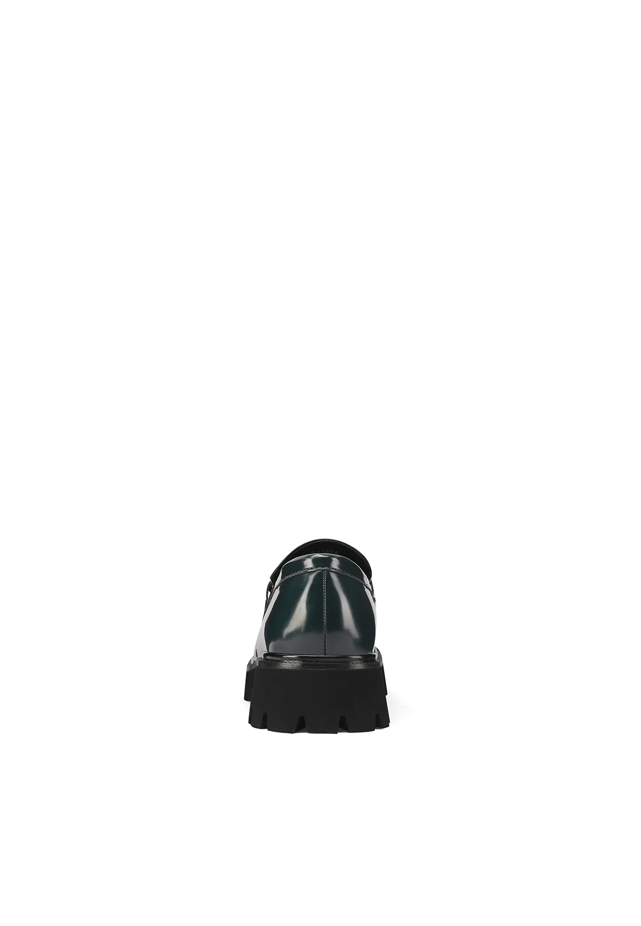 Mocassino nero lucido con fondo carrarmato WS13604 - Image 19