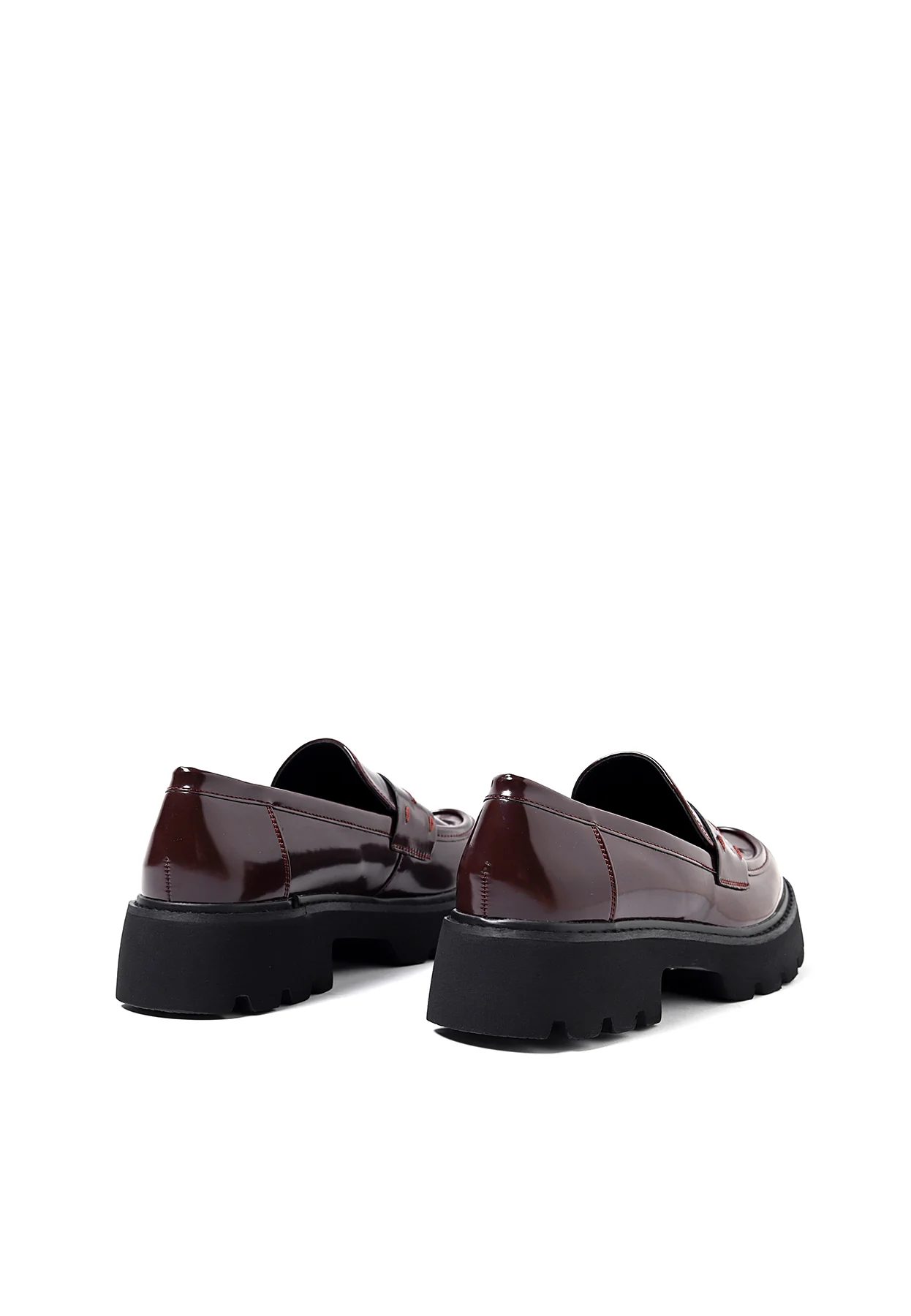 Mocassino lucido con fondo spesso moderno X29-49 - Image 13