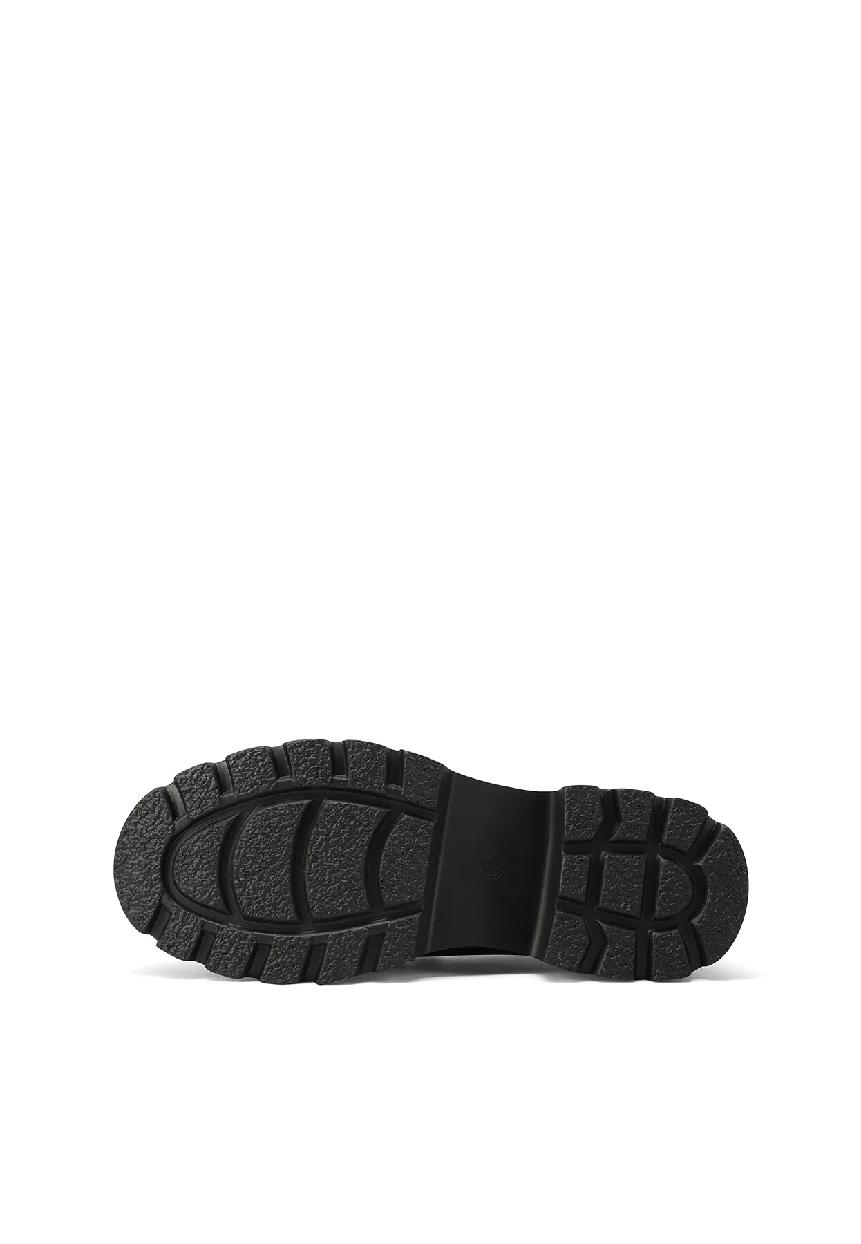 Mocassino nero con dettagli gioiello e suola chunky X31-57 - Image 5
