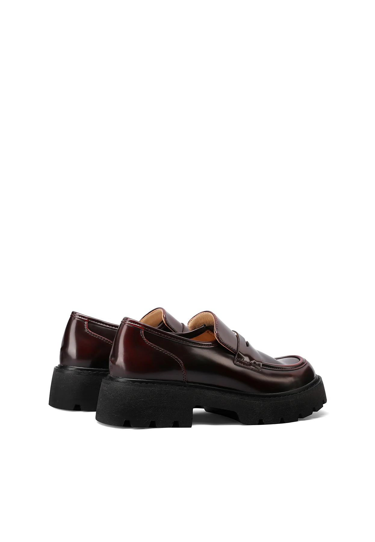 Mocassino nero chunky con suola alta X31-59 - Image 11