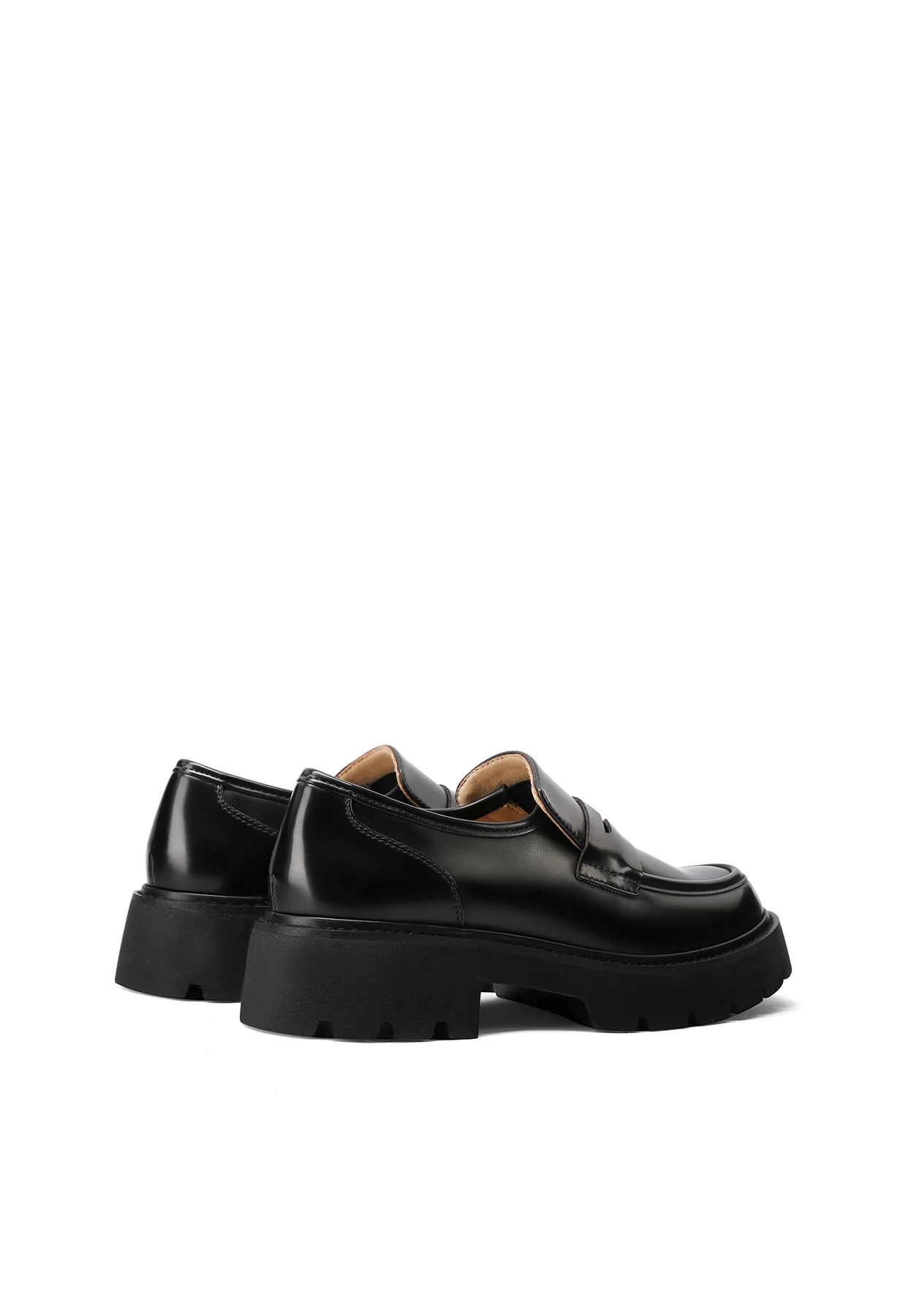 Mocassino nero chunky con suola alta X31-59 - Image 5