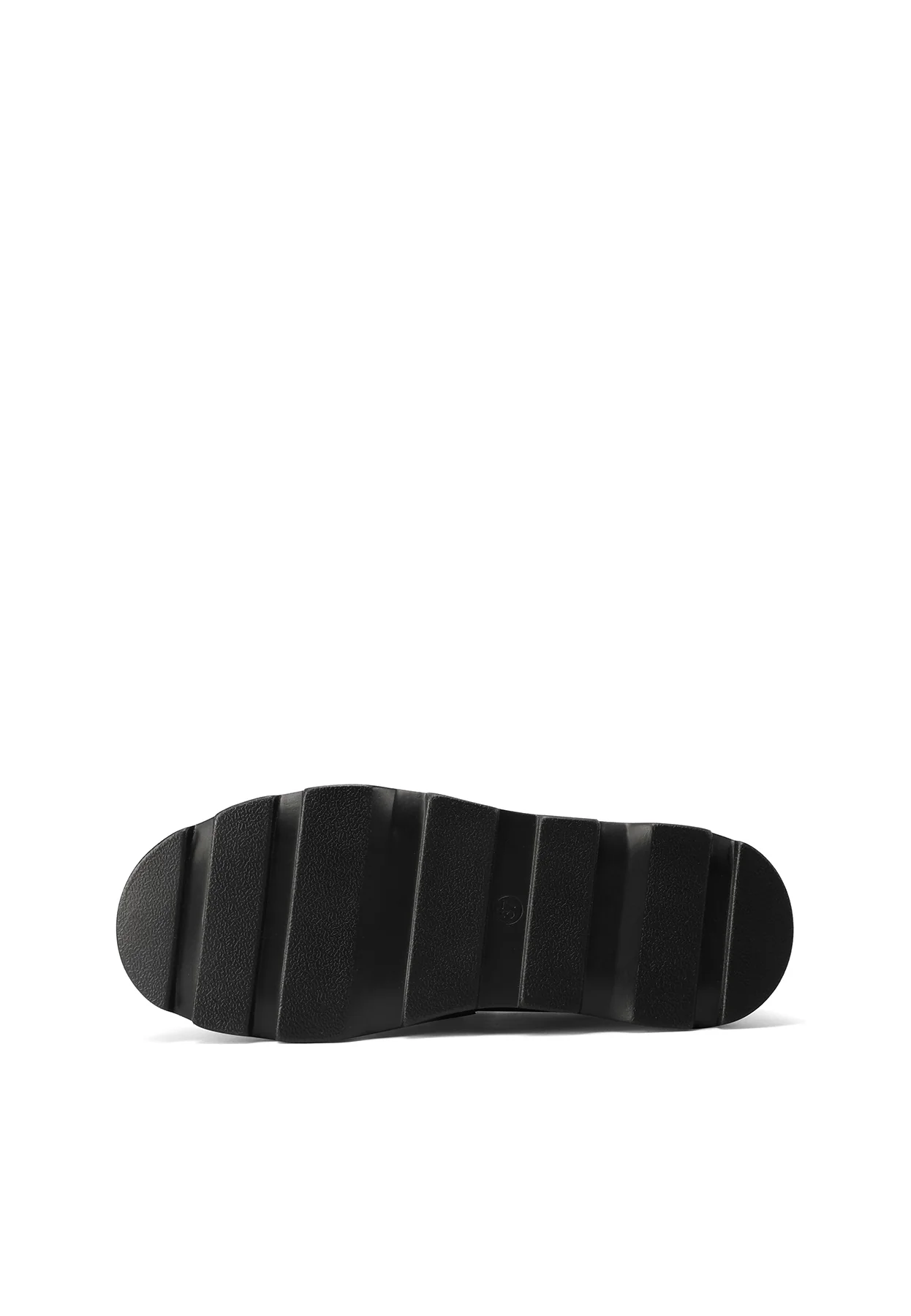 Mocassino nero con suola alta platform elegante X31-88 - Image 5