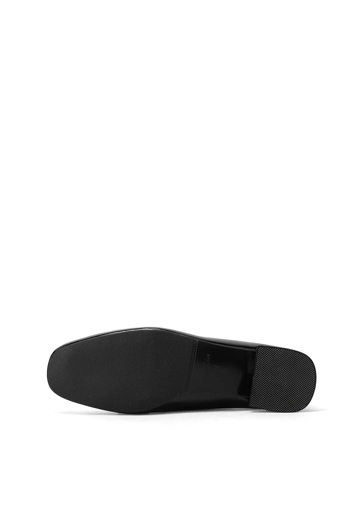 Mocassino bordeaux lucido con tacco basso ZM9802 - Image 13