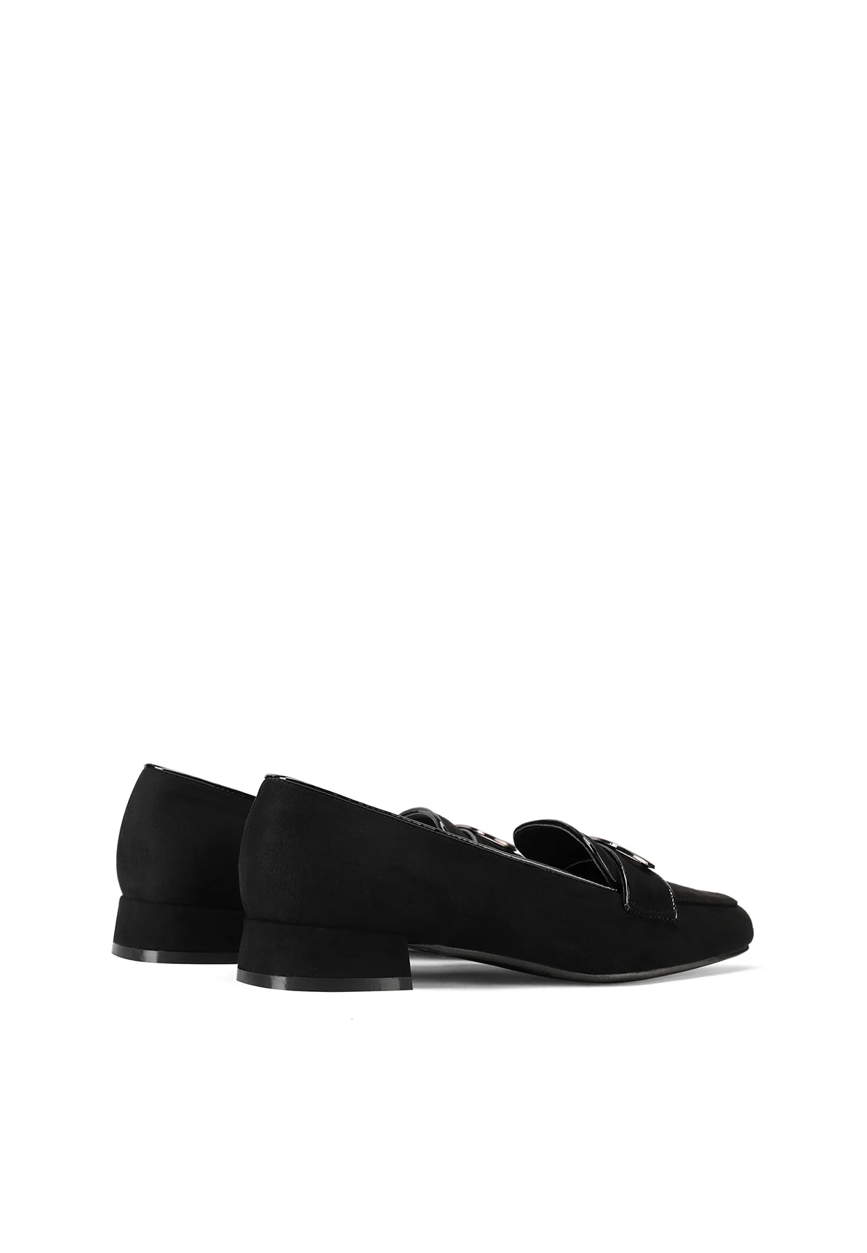 Mocassino nero elegante con dettaglio frontale ZM9825 - Image 5