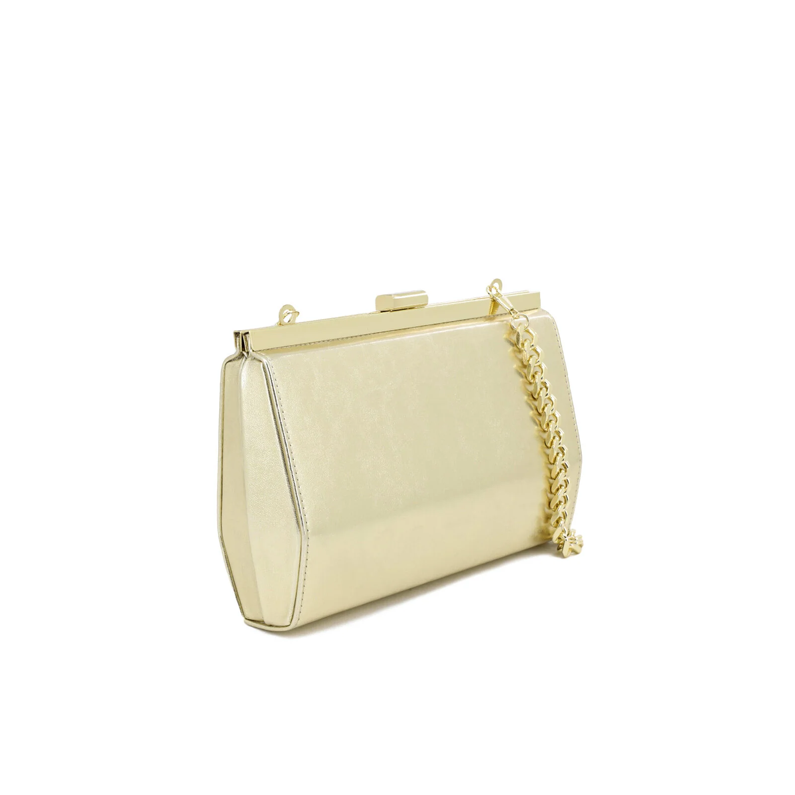 Pochette elegante metallizzata con catena a spalla S603 - Image 19