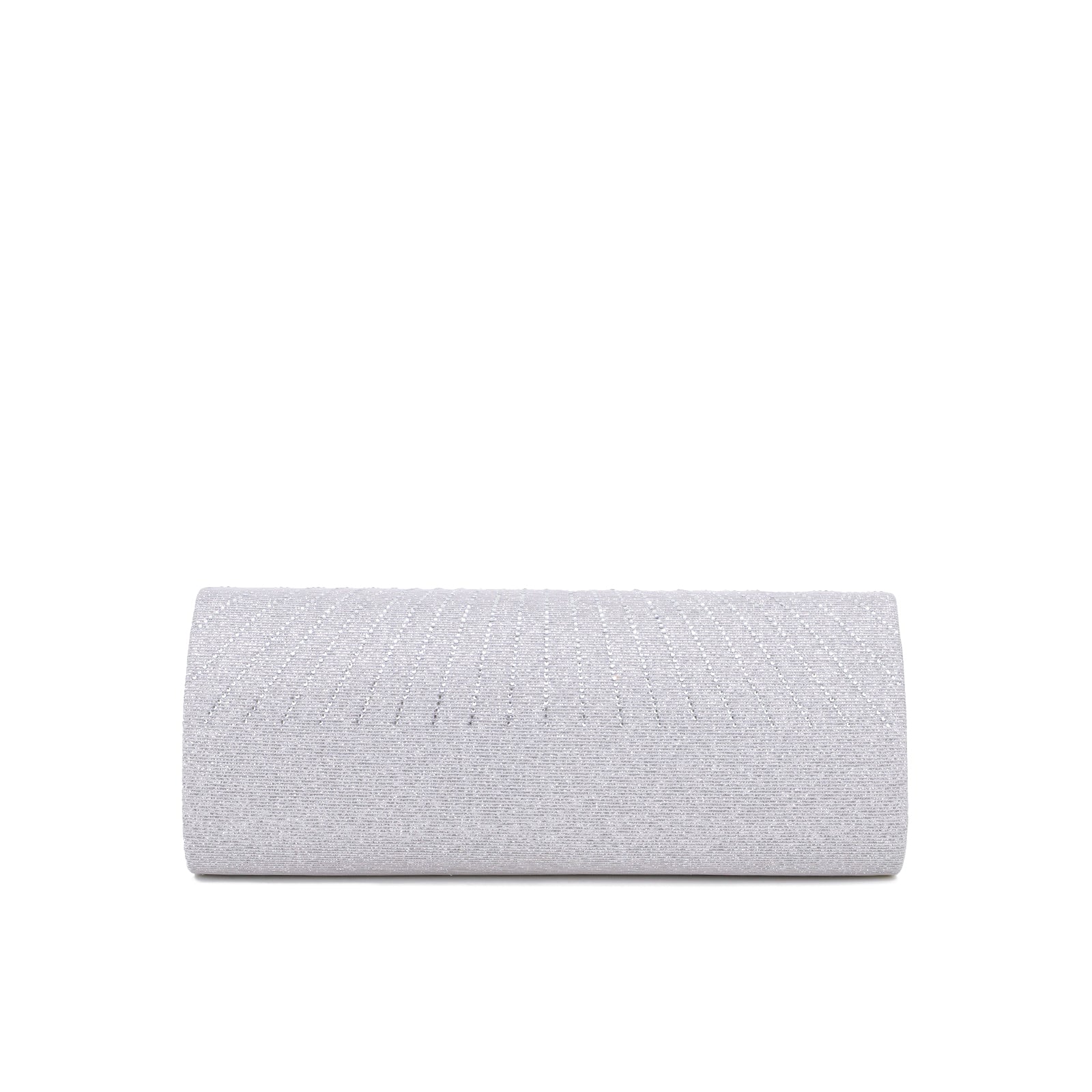 Pochette elegante glitterata con strass e catena S610 - Image 10