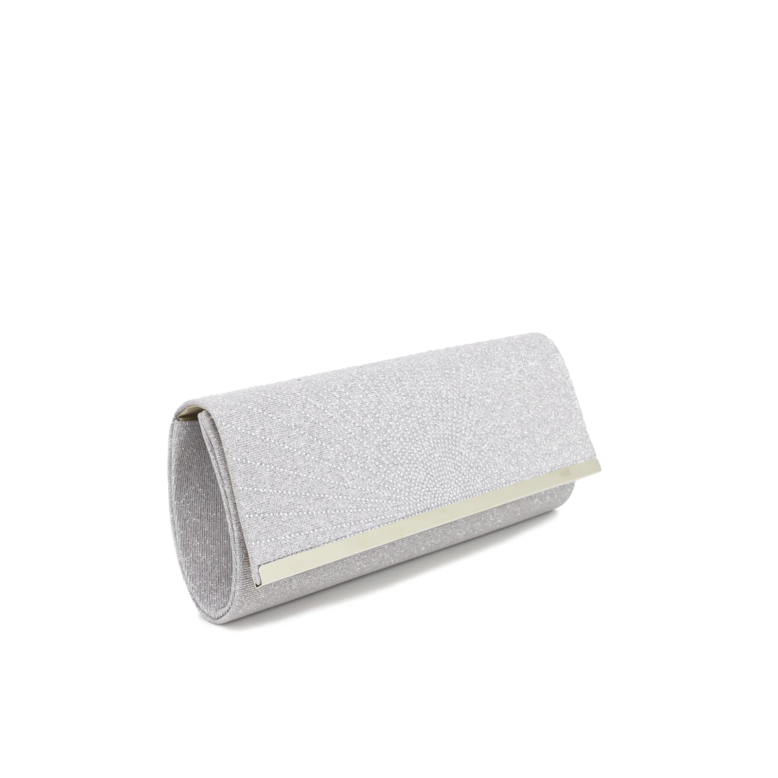 Pochette elegante glitterata con strass e catena S610 - Image 12
