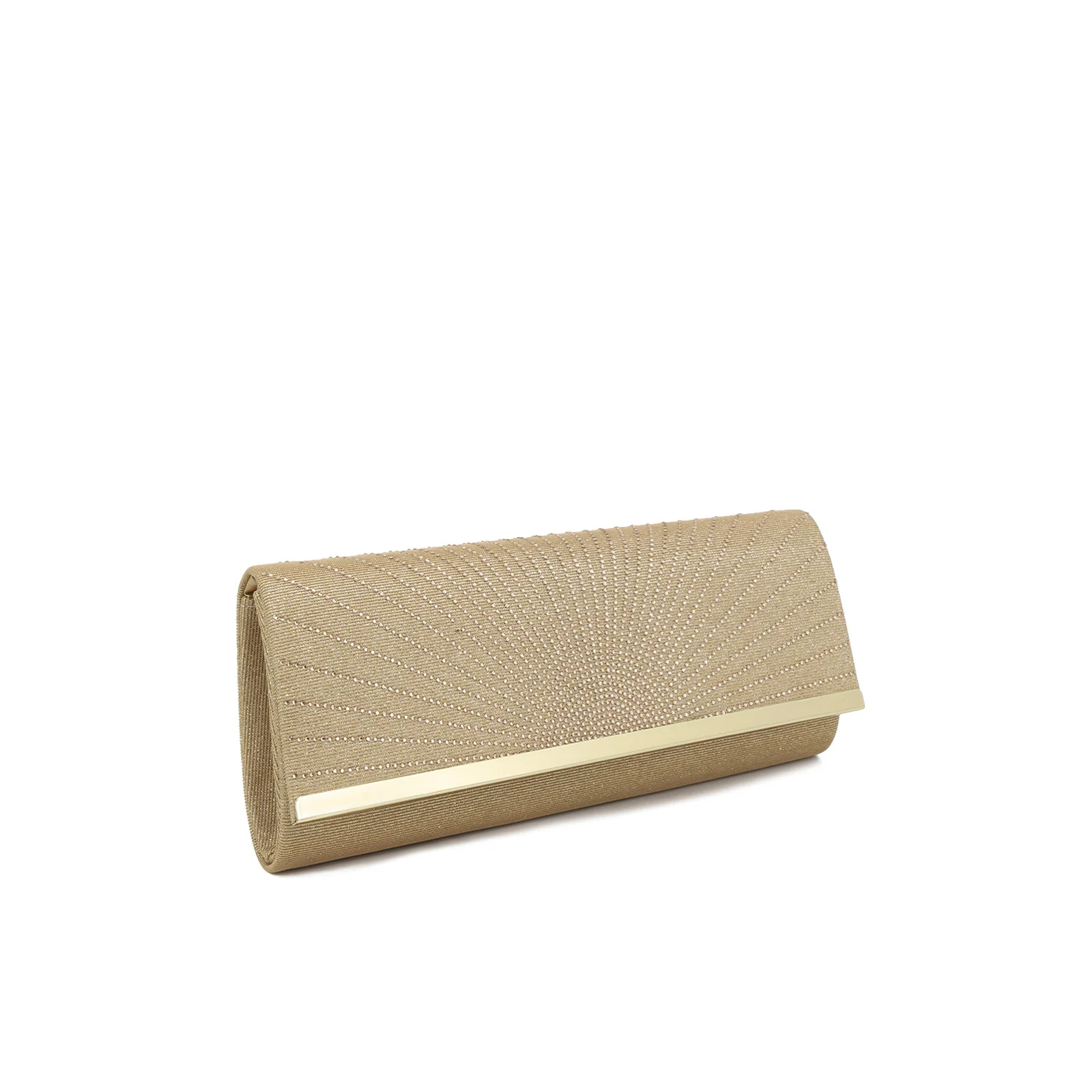 Pochette elegante glitterata con strass e catena S610 - Image 19