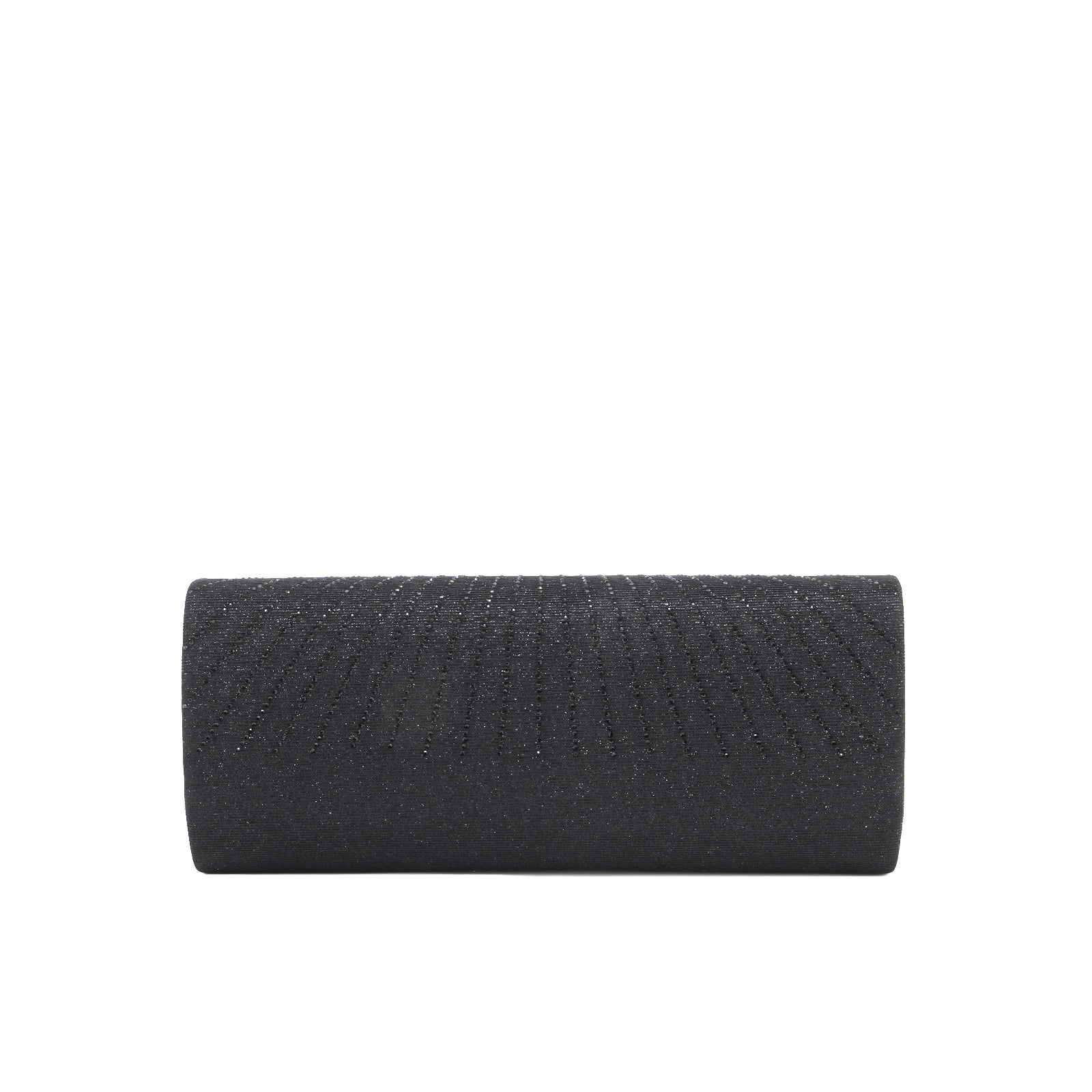 Pochette elegante glitterata con strass e catena S610 - Image 3