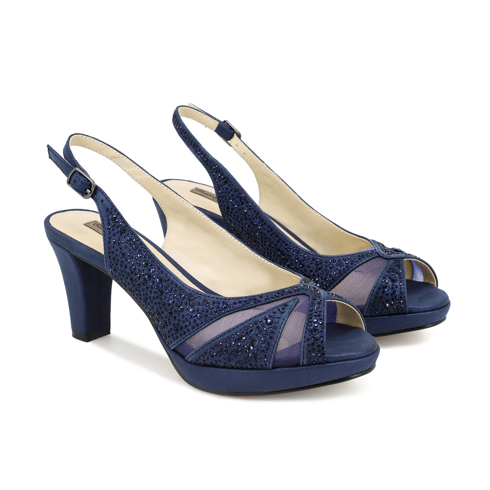 Sandali gioiello slingback con apertura frontale S2716 - Image 26