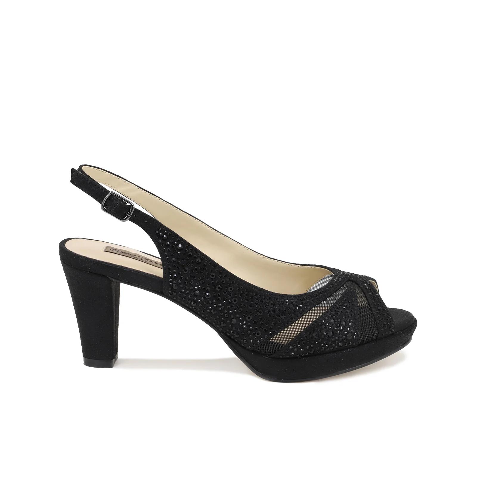 Sandali gioiello slingback con apertura frontale S2716 - Image 8