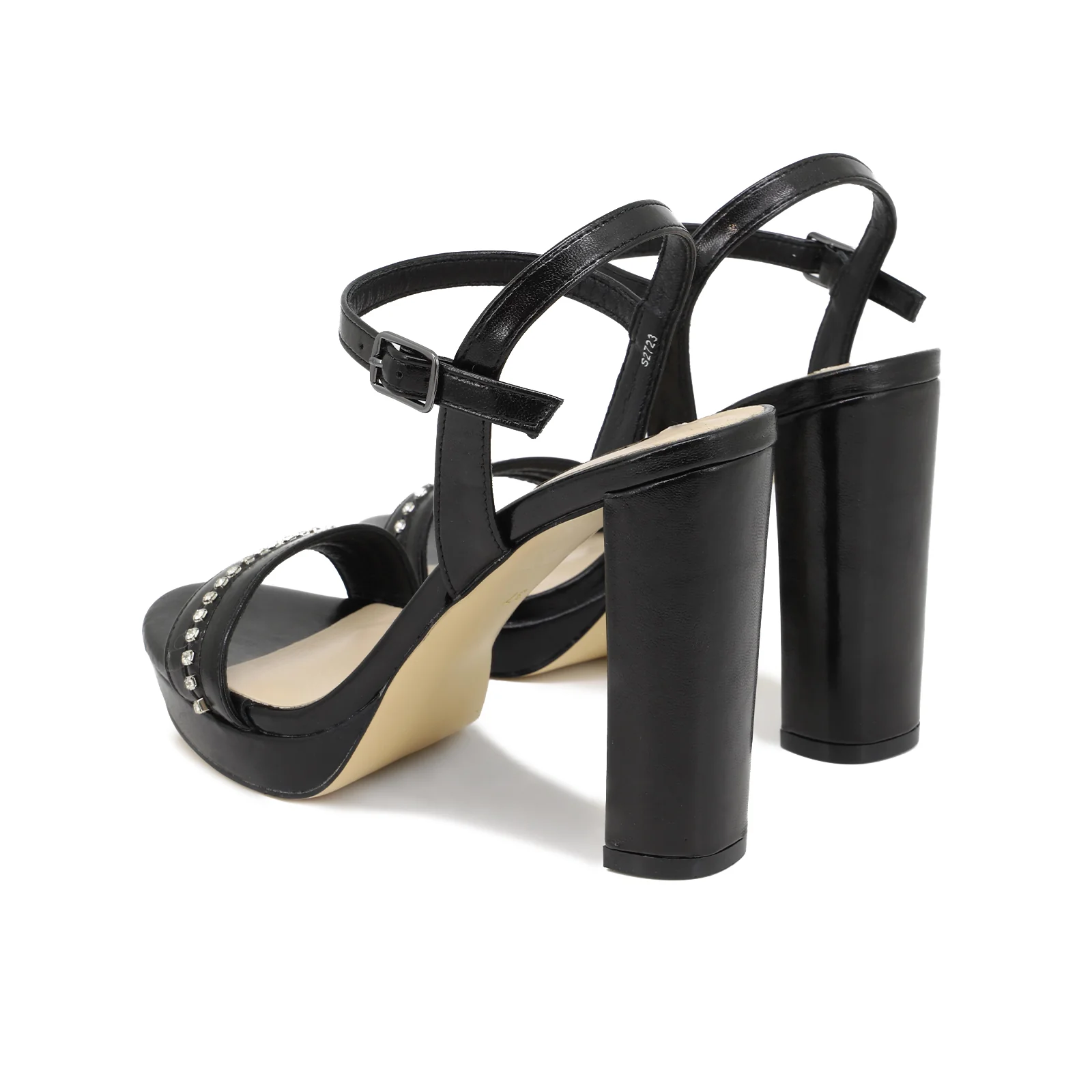 Sandali eleganti con plateau e dettagli luminosi S2723 - Image 11