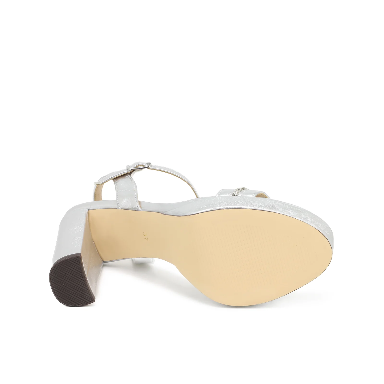 Sandali eleganti con plateau e dettagli luminosi S2723 - Image 8