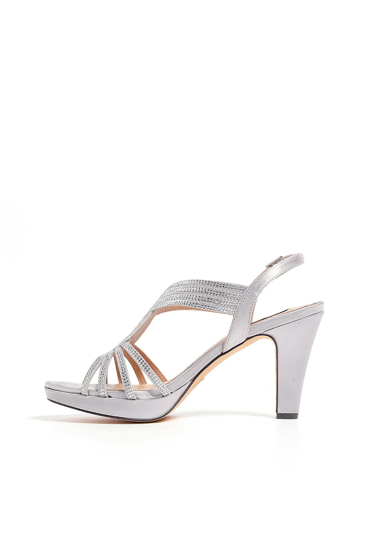 Sandali eleganti con tacco e fasce glitter e cinturino S2802 - Image 15