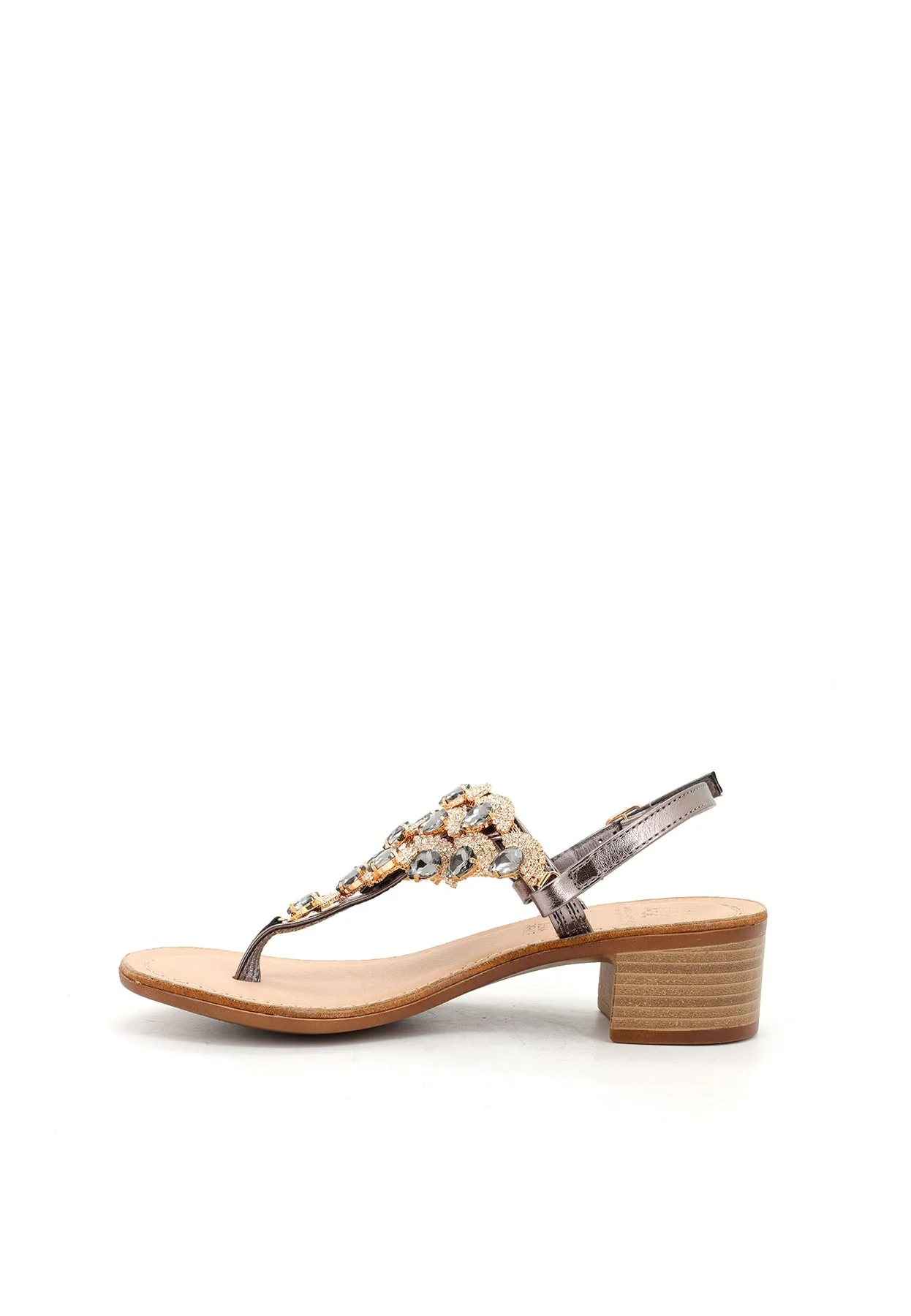 Sandali gioiello con tacco in legno eleganti Y6024 - Image 14