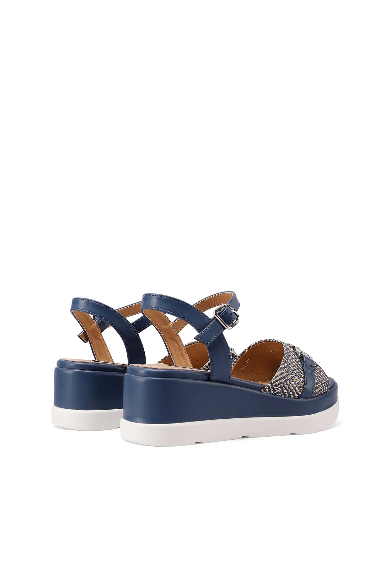 Sandali platform bassi con fascia intrecciata comodi ZM9945 - Image 11
