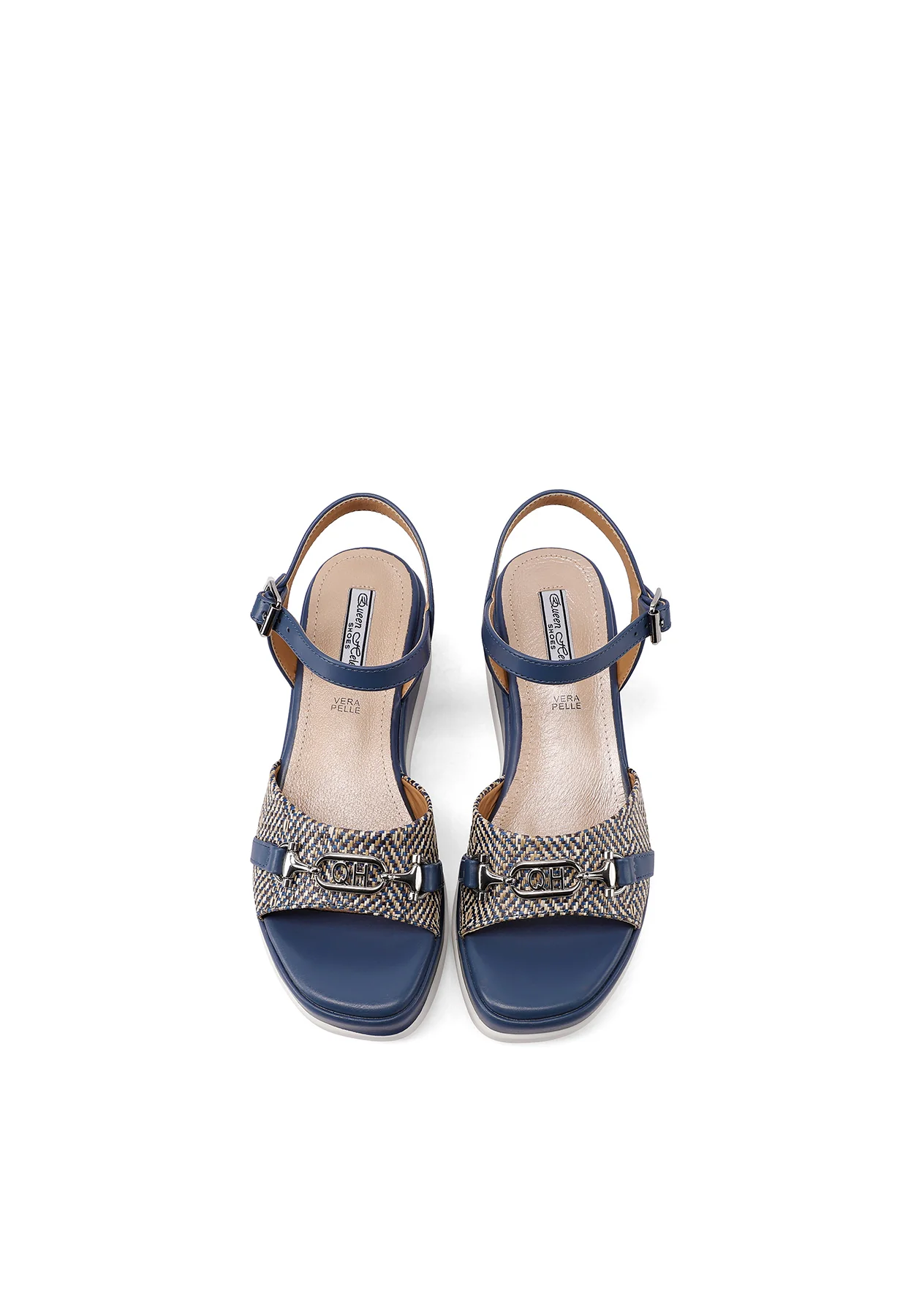 Sandali platform bassi con fascia intrecciata comodi ZM9945 - Image 12
