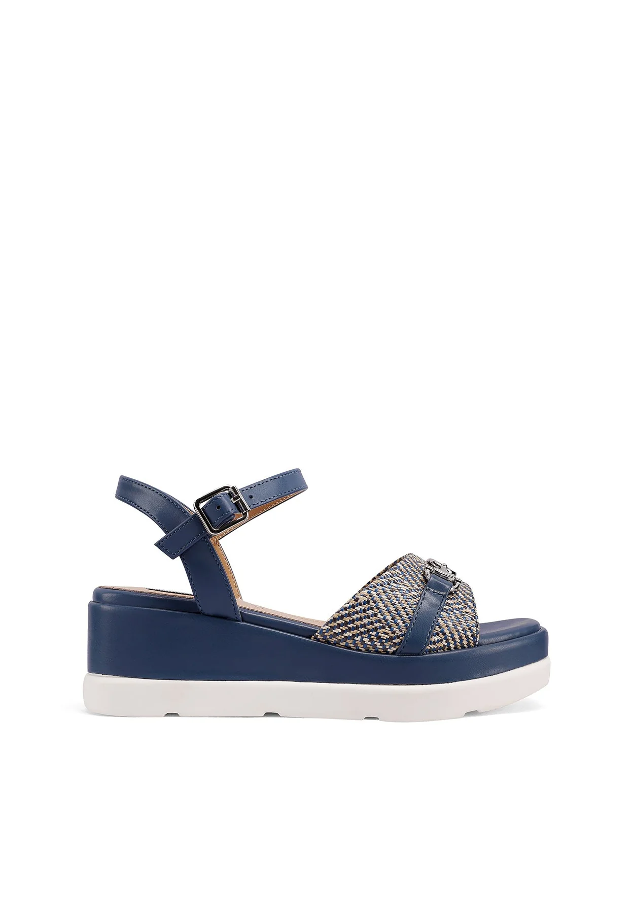 Sandali platform bassi con fascia intrecciata comodi ZM9945 - Image 9
