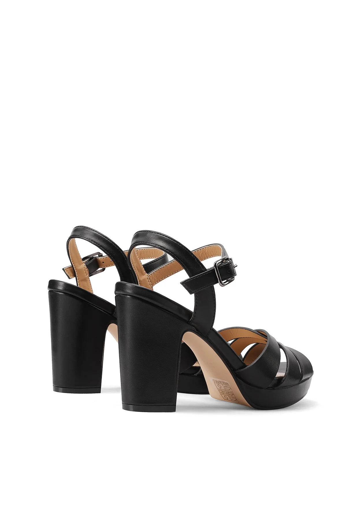 Sandali eleganti con tacco alto e plateau incrociato ZM9959 - Image 11