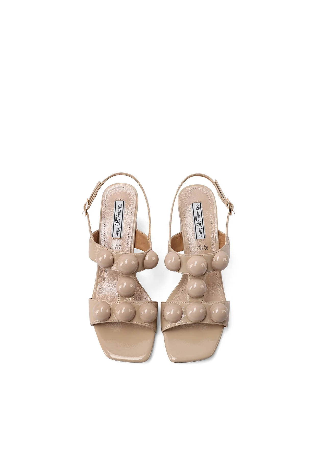 Sandali eleganti con tacco e dettagli a sfere ZM9964 - Image 19