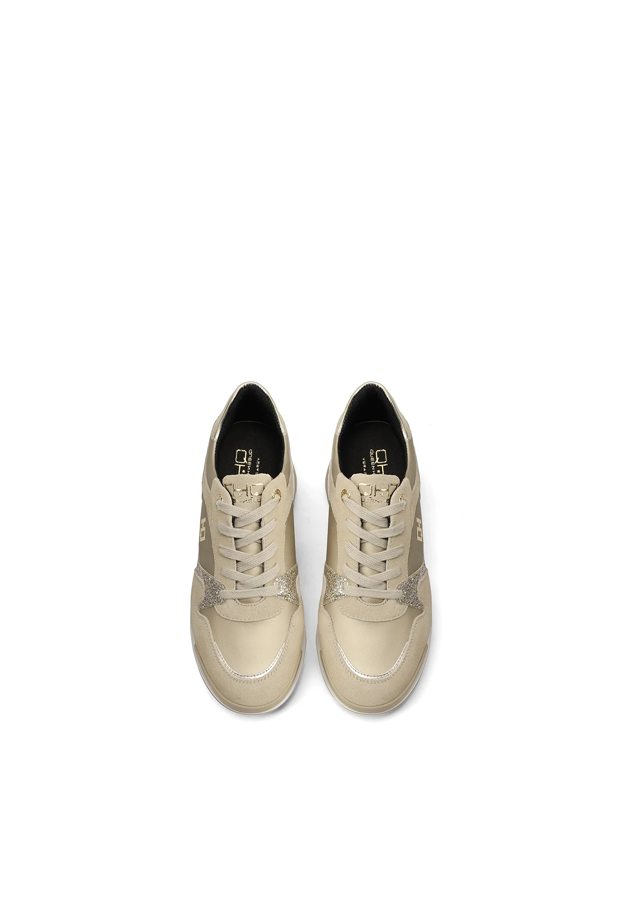 Sneakers da donna con glitter e platform QH8005 - Image 11
