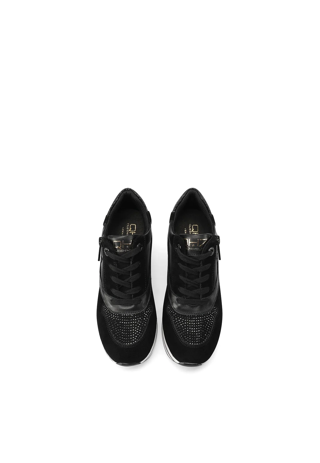 Sneakers in vera pelle con platform QH8013 - Image 4