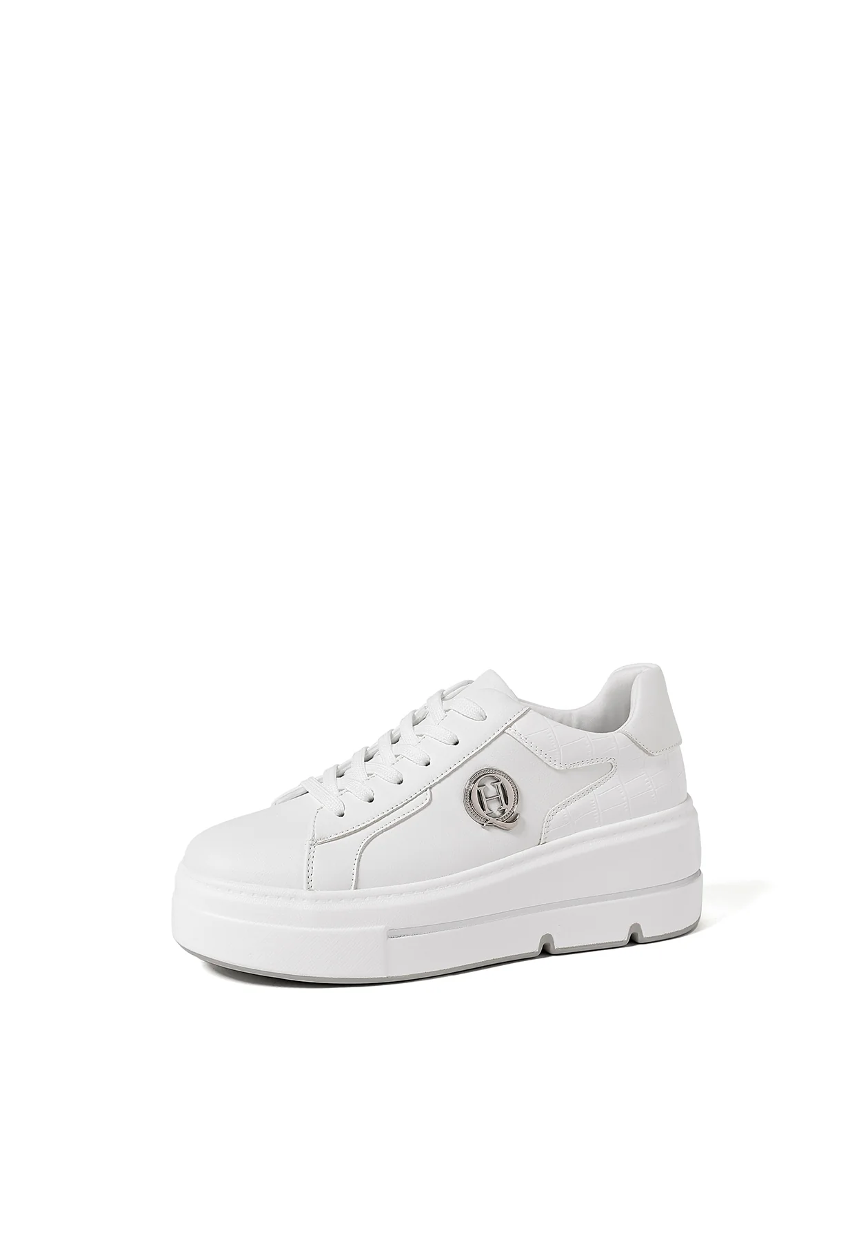 Sneakers con trama brandizzata e dettagli metallici X30-12 - Image 12