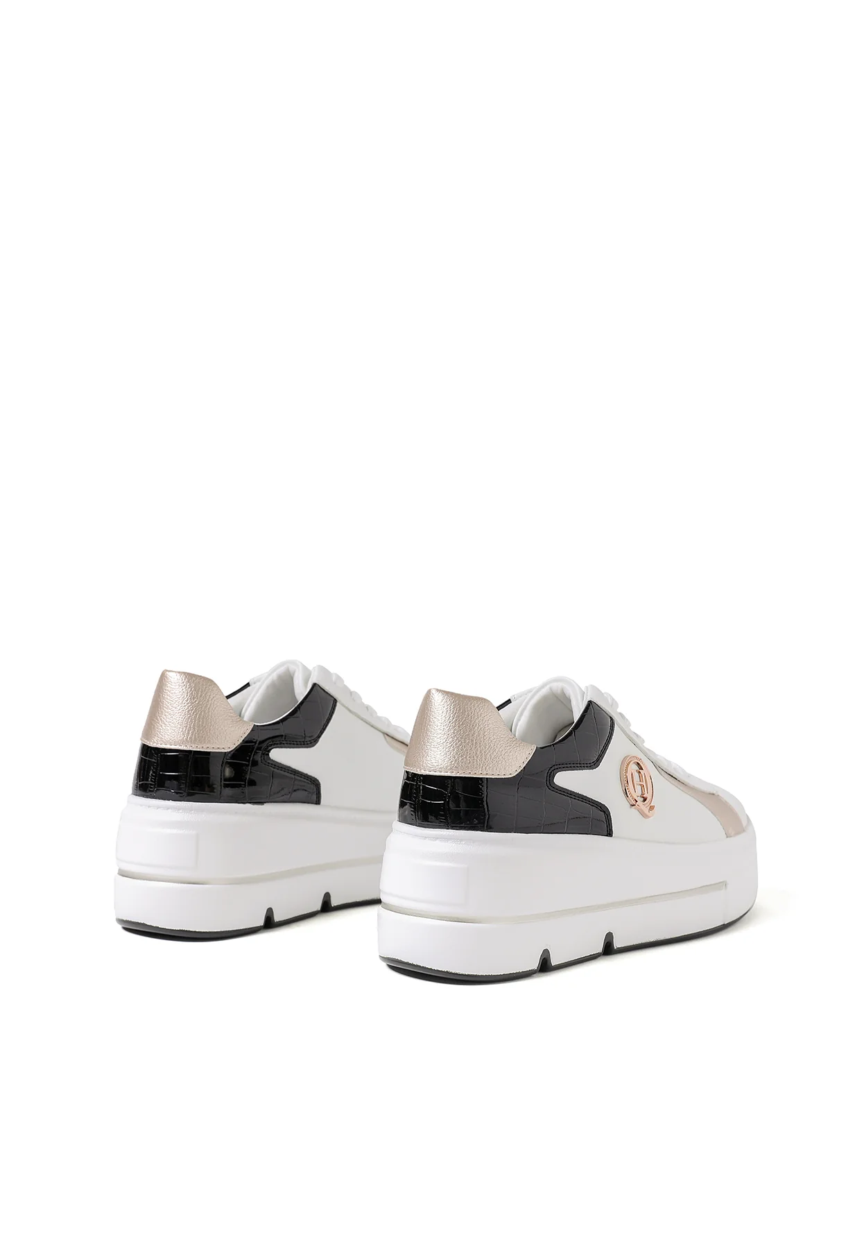 Sneakers con trama brandizzata e dettagli metallici X30-12 - Image 23
