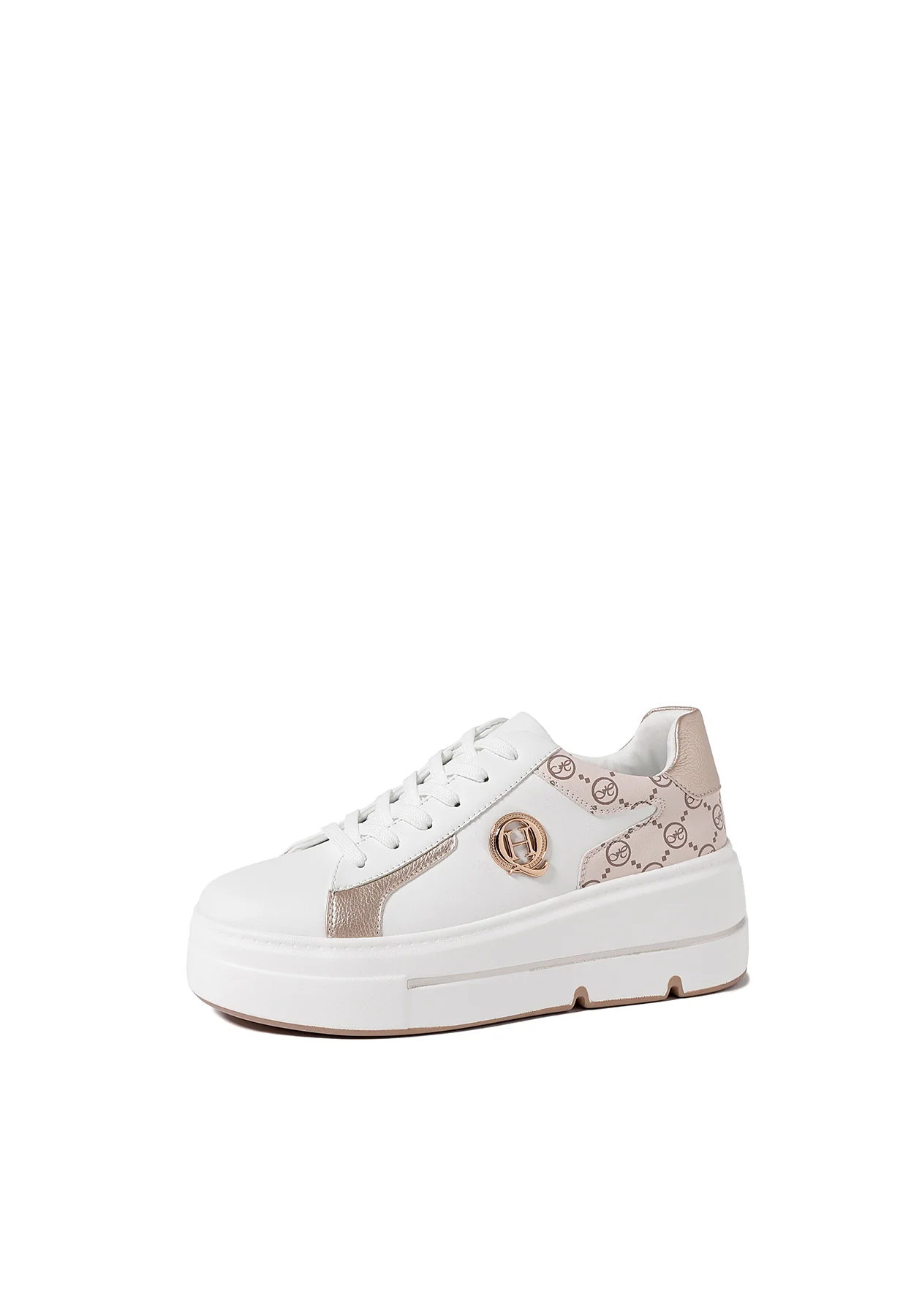 Sneakers con trama brandizzata e dettagli metallici X30-12 - Image 26