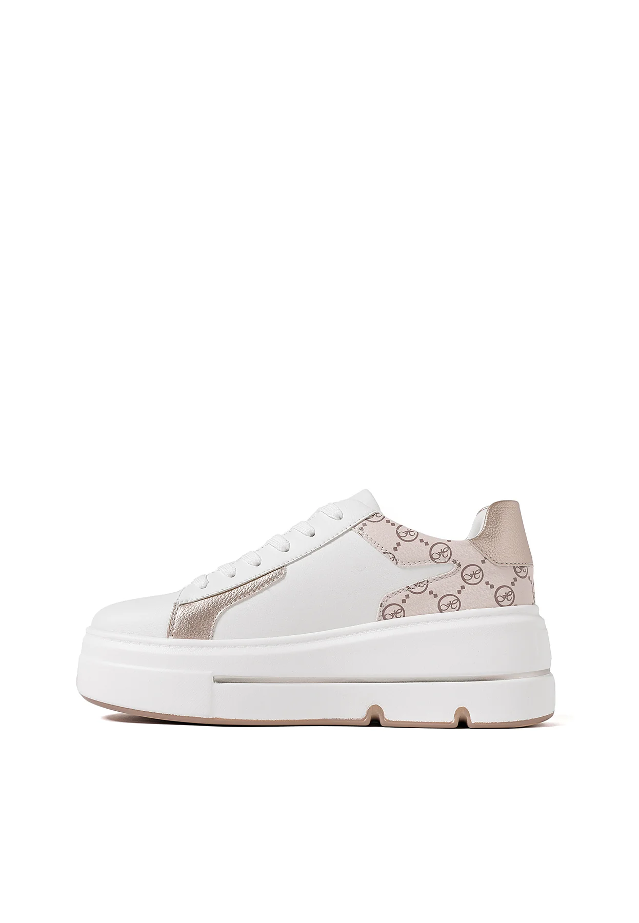 Sneakers con trama brandizzata e dettagli metallici X30-12 - Image 31