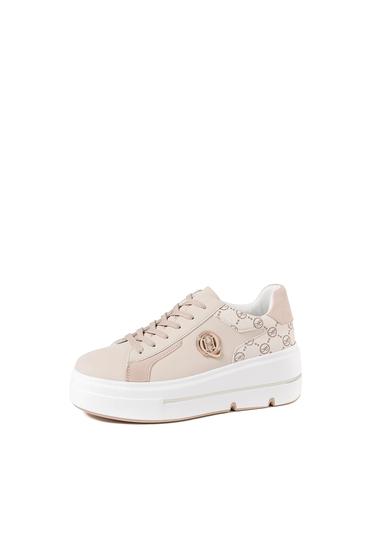 Sneakers con trama brandizzata e dettagli metallici X30-12 - Image 4
