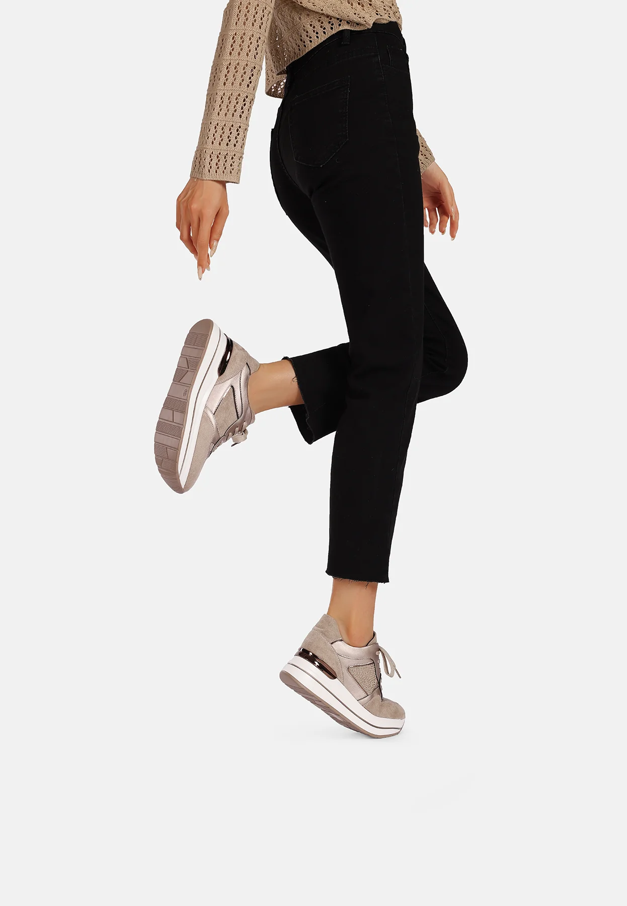 Sneakers con suola alta X31-17 - Image 8