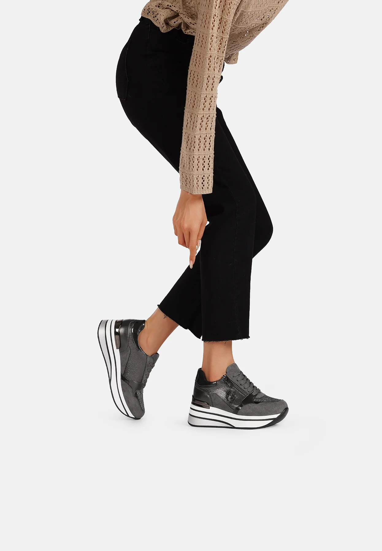 Sneakers con suola alta X31-21 - Image 8