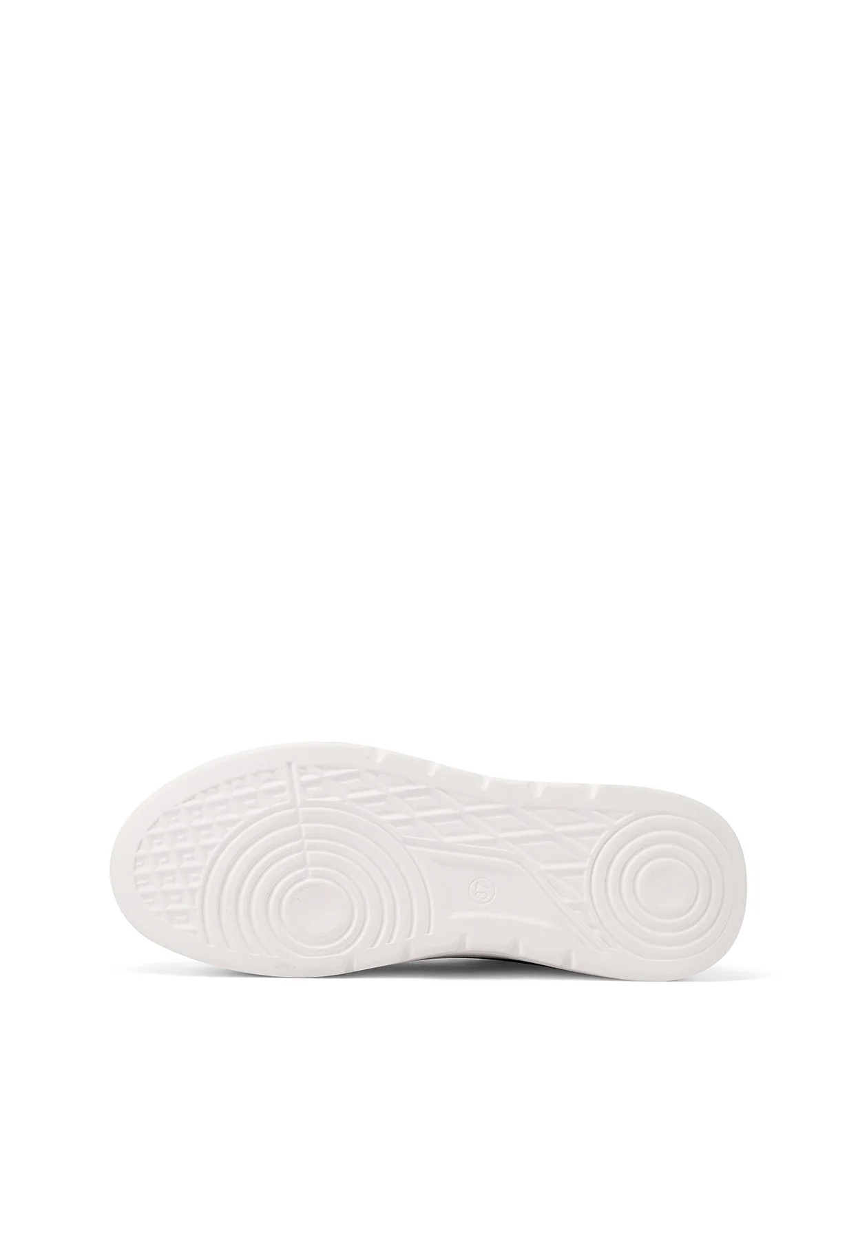 Sneakers da donna bianche platform con dettagli neri X33-12 - Image 13