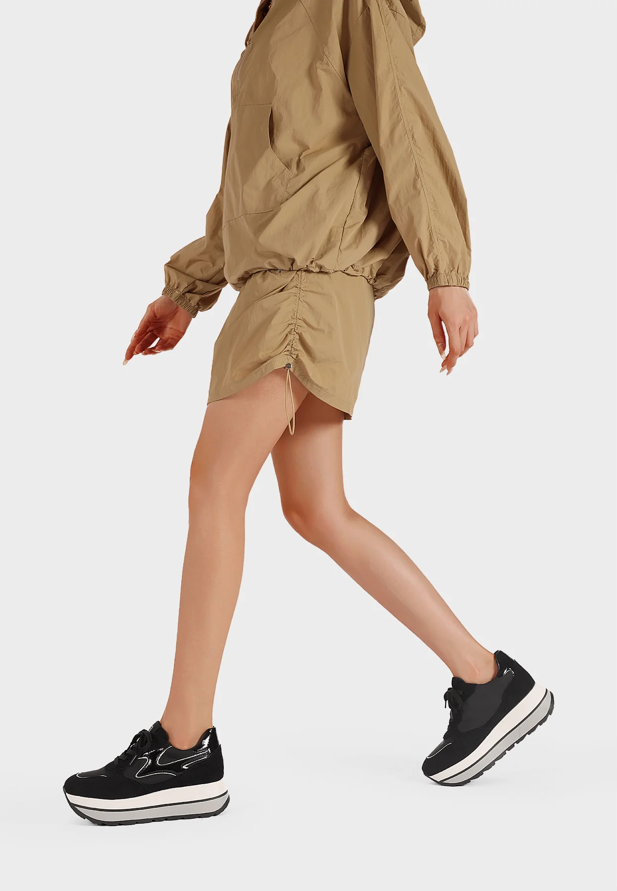 Sneakers doppio platform con lacci X33-19 - Image 14