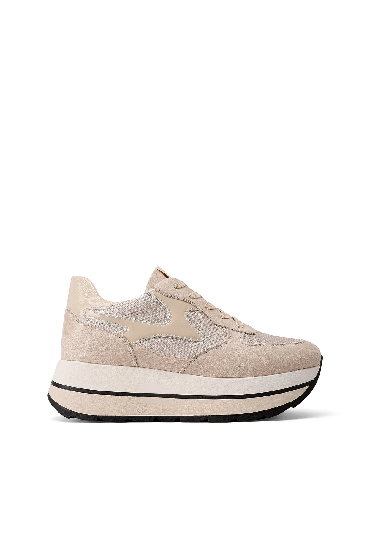 Sneakers doppio platform con lacci X33-19 - Image 2
