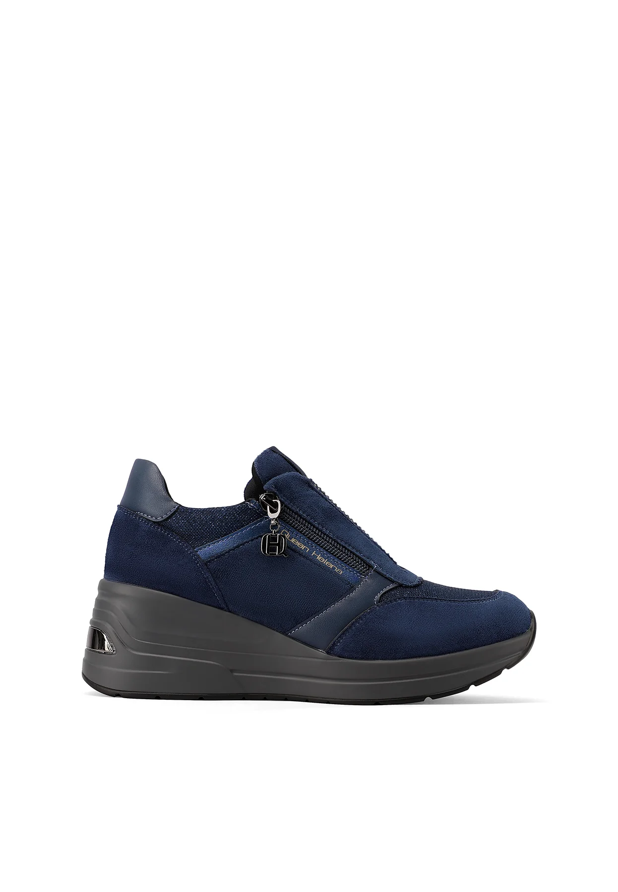 Sneakers da donna con punta affusolata e zeppa X33-28 - Image 2